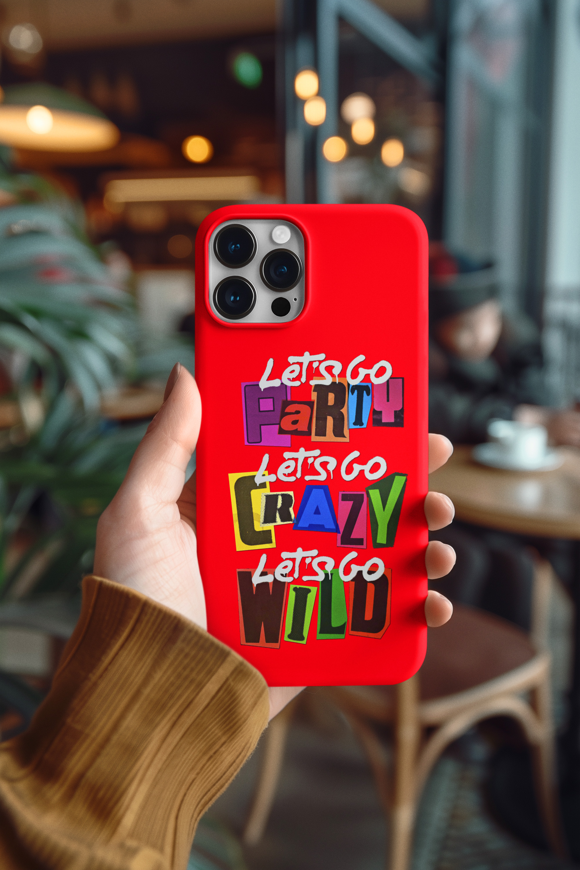 Party Vibe Phone Case, Tough Case for Party Lovers, Fun Phone Cover, Crazy Wild Protective Case, Gift for Birthdays, Celebrations product thumbnail image