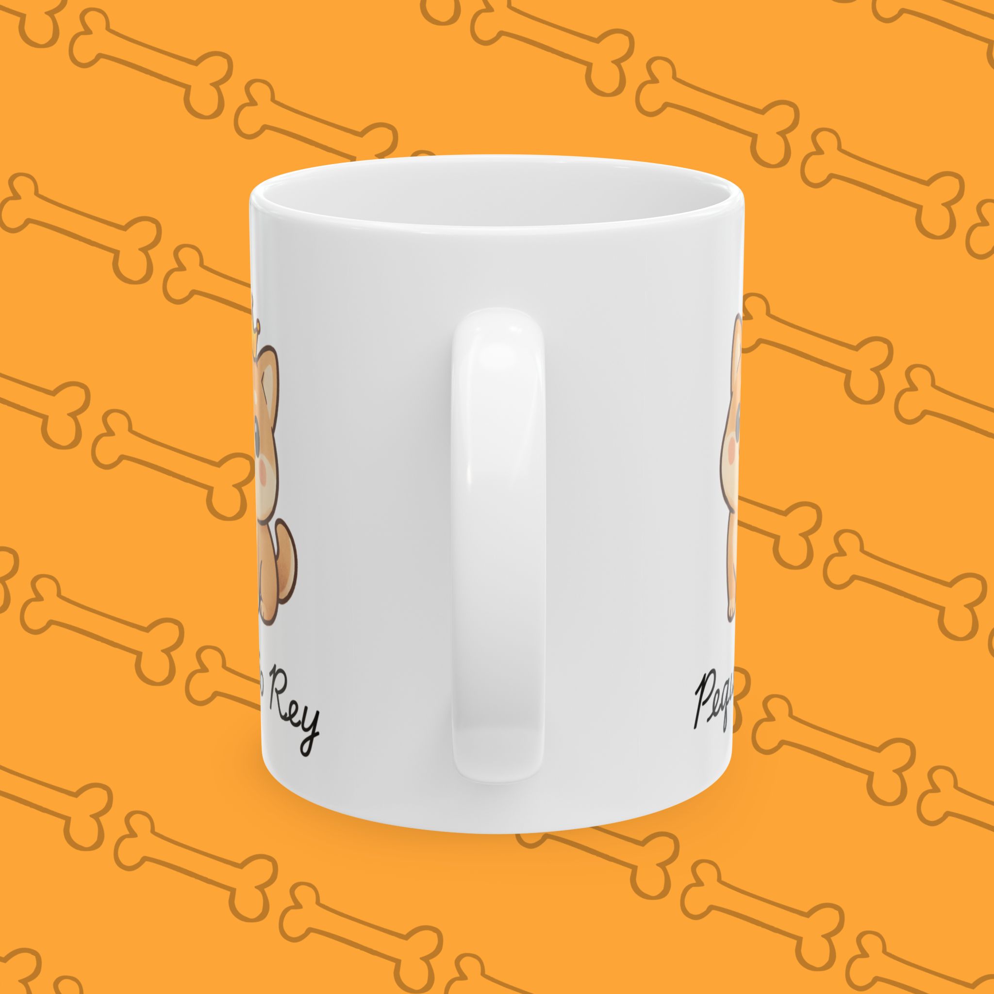 Taza Perrito Kawaii Pequeño Rey – Divertida, tierna y de alta calidad (11oz/15oz) product thumbnail image