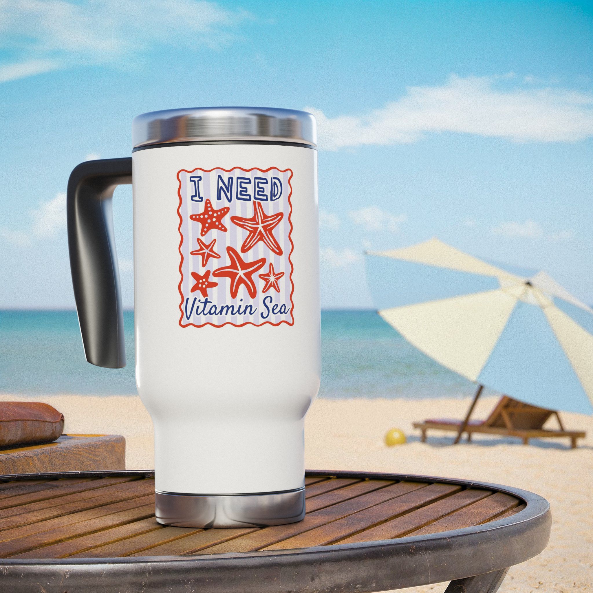 Personalized Travel Mug with Handle, Custom 14oz Water Bottle, Insulated Travel Mug, Birthday Anniversary Weddings Gift for Her/Him, Coffee Cup, Travel Tumbler product thumbnail image Personalized Travel Mug with Handle, Custom 14oz Water Bottle, Insulated Travel Mug, Birthday Anniversary Weddings Gift for Her/Him, Coffee Cup, Travel Tumbler product thumbnail image