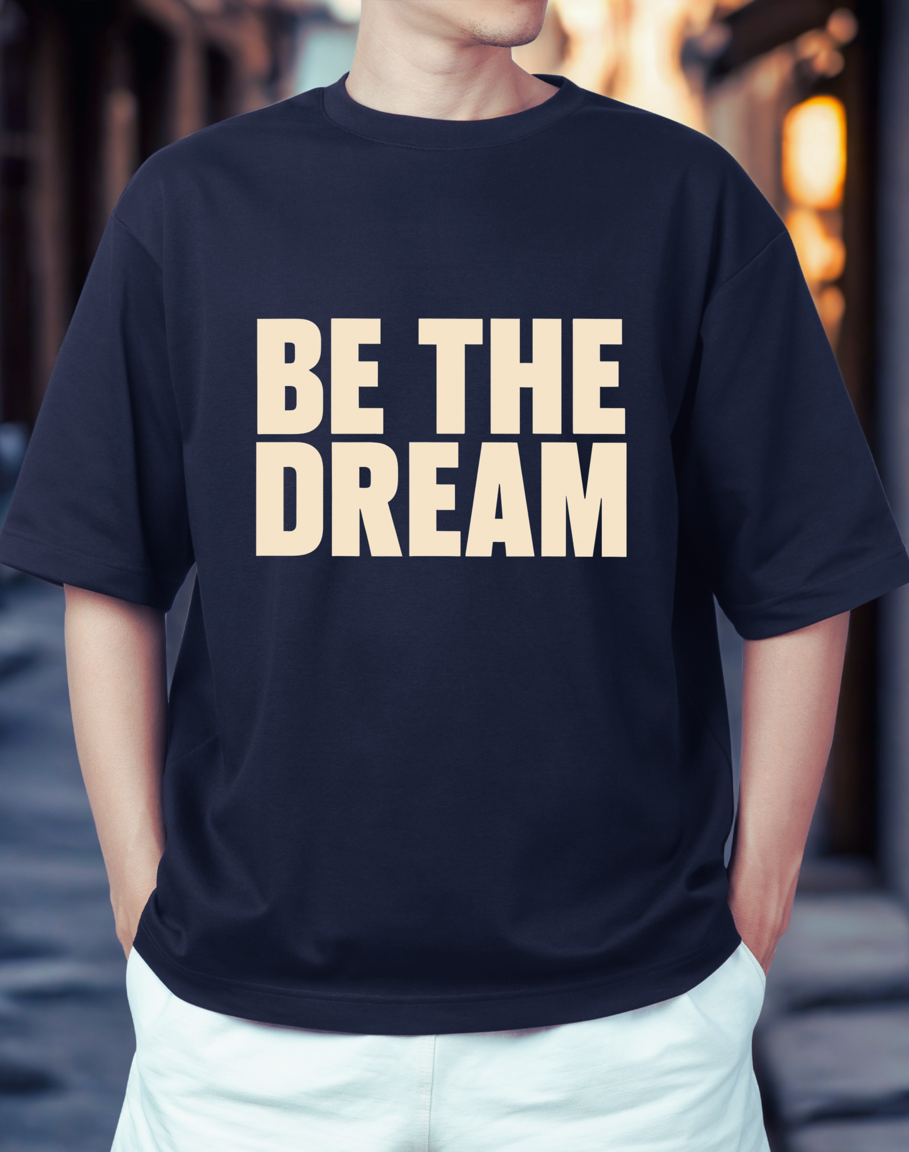 Be The Dream T-Shirt, Bella Canvas Graphic Tee, Bold Motivational Shirt, Unisex Streetwear Quote Tee, Inspirational Gift