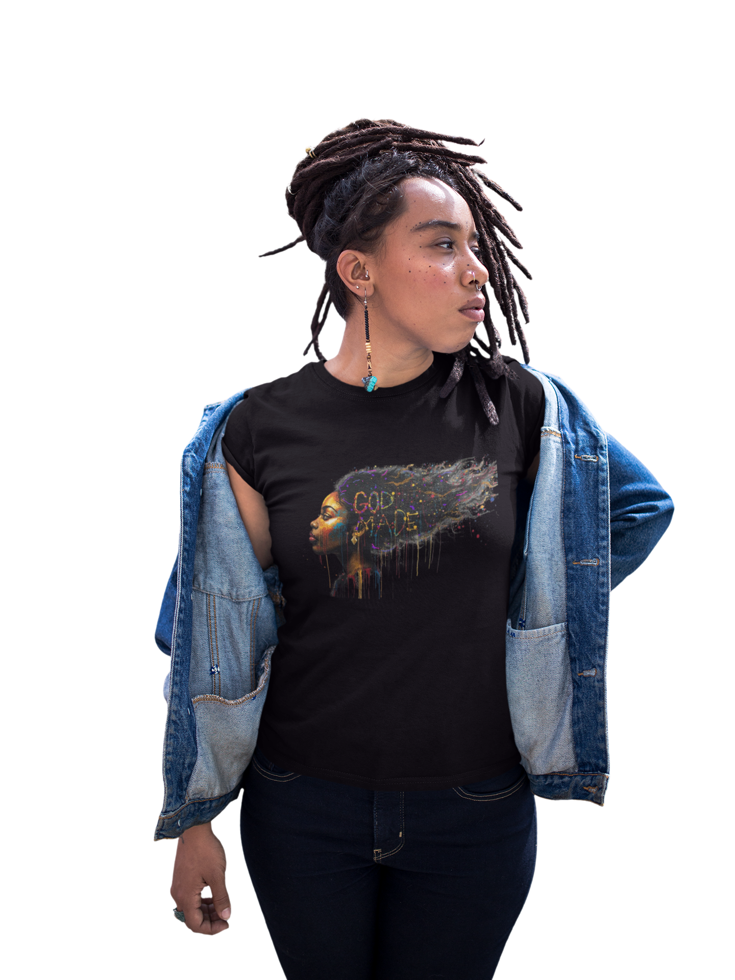 'GOD MADE' Woman of God 3 "P's" Tee - Celebrating Strength and Beauty product thumbnail image 'GOD MADE' Woman of God 3 "P's" Tee - Celebrating Strength and Beauty product thumbnail image