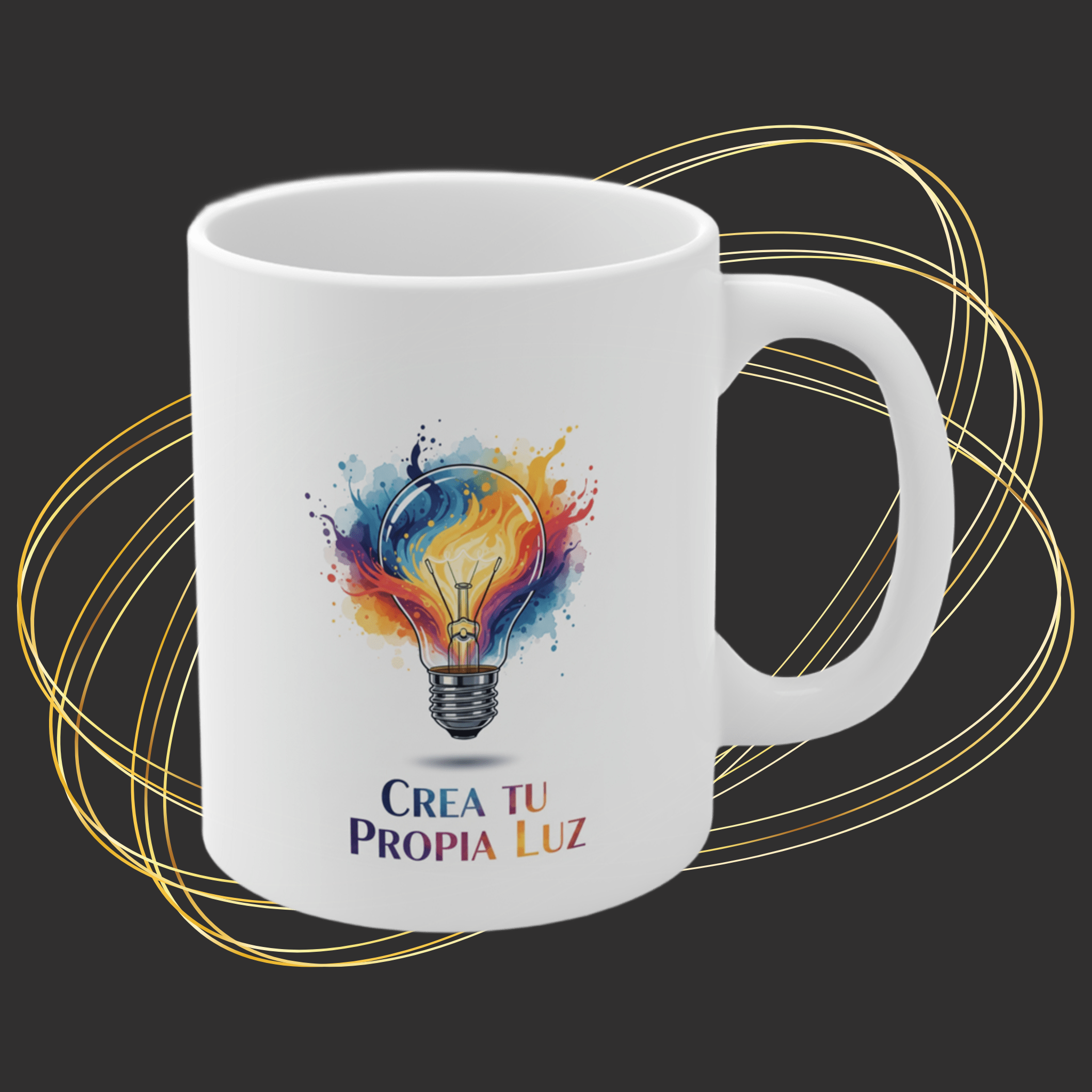 Taza “Crea tu Propia Luz” – Inspírate cada mañana con energía y creatividad (11oz/15oz) product thumbnail image