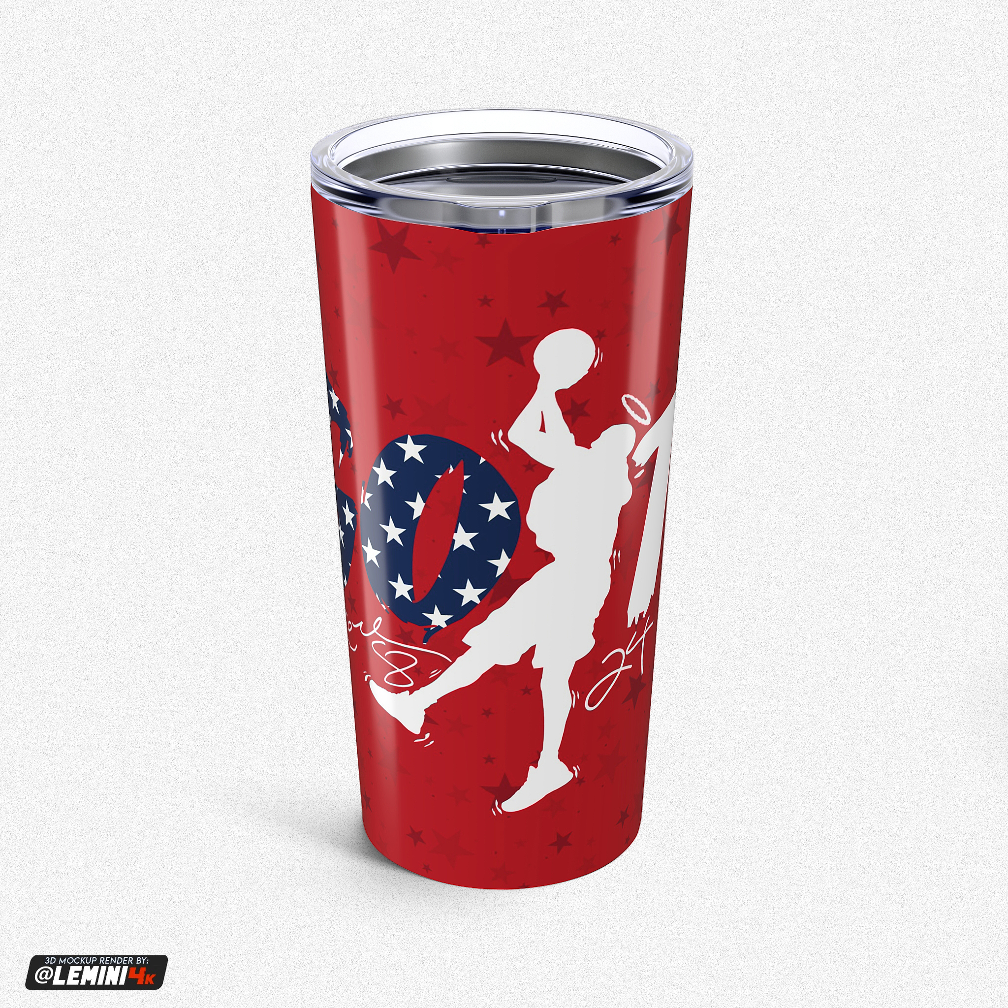 Kobe Bryant "GOAT" Redeem Team - Olympic - Travel Tumbler - 20oz  product thumbnail image
