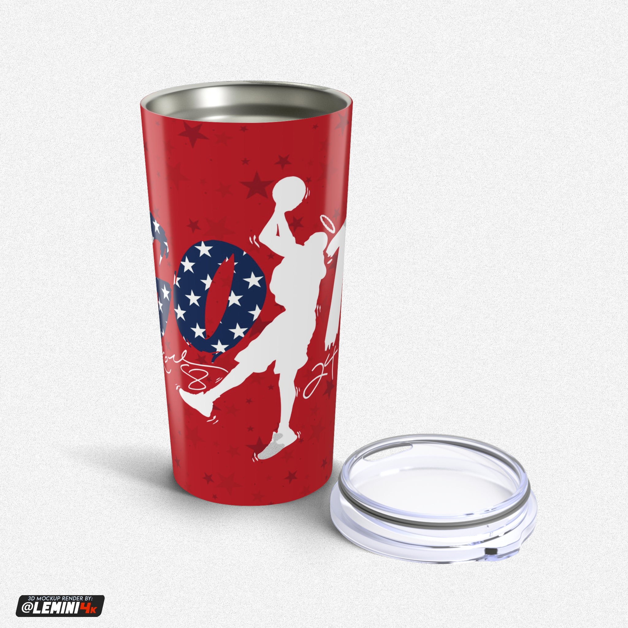 Kobe Bryant "GOAT" Redeem Team - Olympic - Travel Tumbler - 20oz 