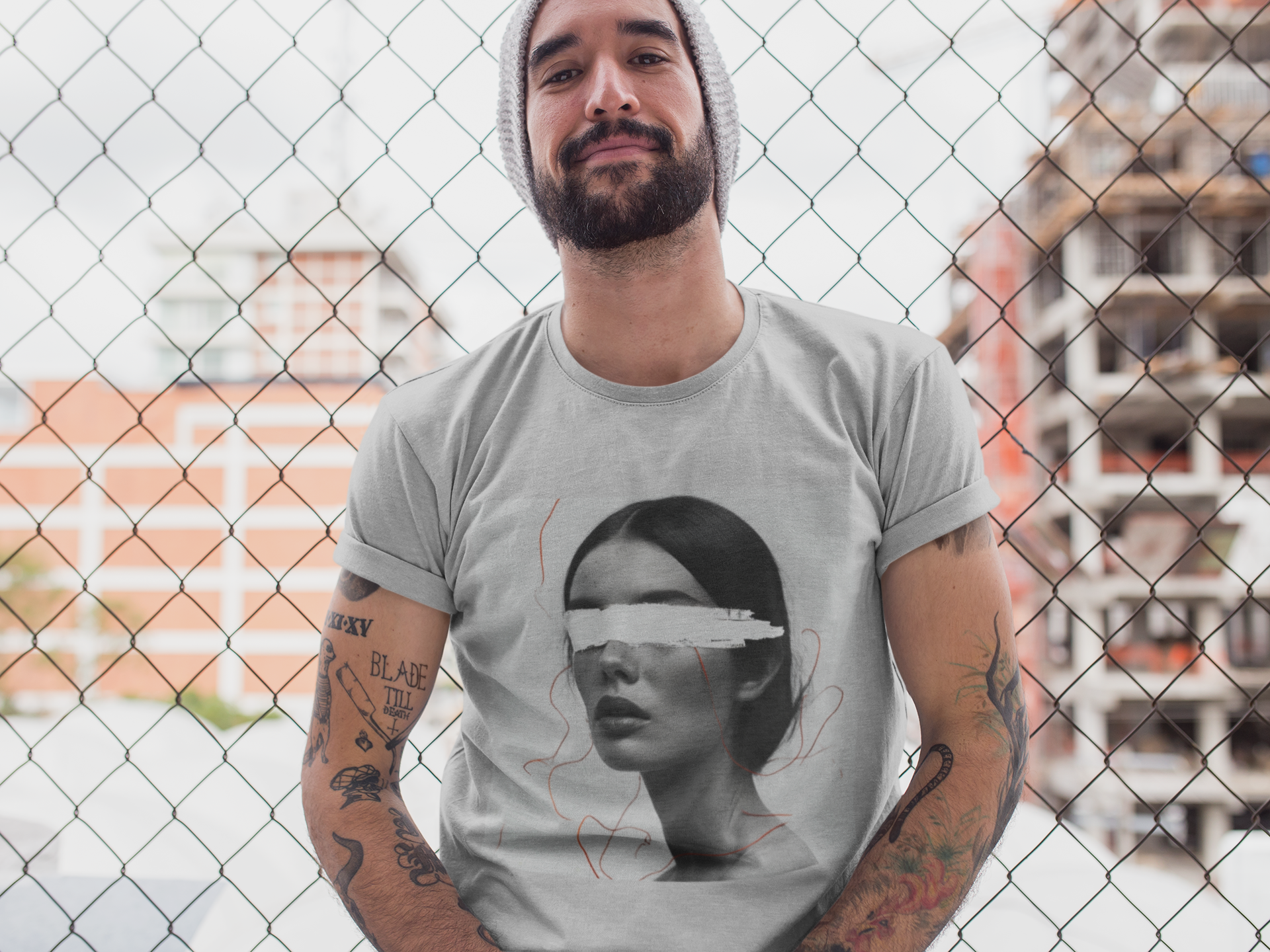 Artistic Abstract Graphic Tee for Creative Souls, Unisex Cotton Crew Shirt, Unique Wearable Art, Perfect Gift for Art Lovers product thumbnail image