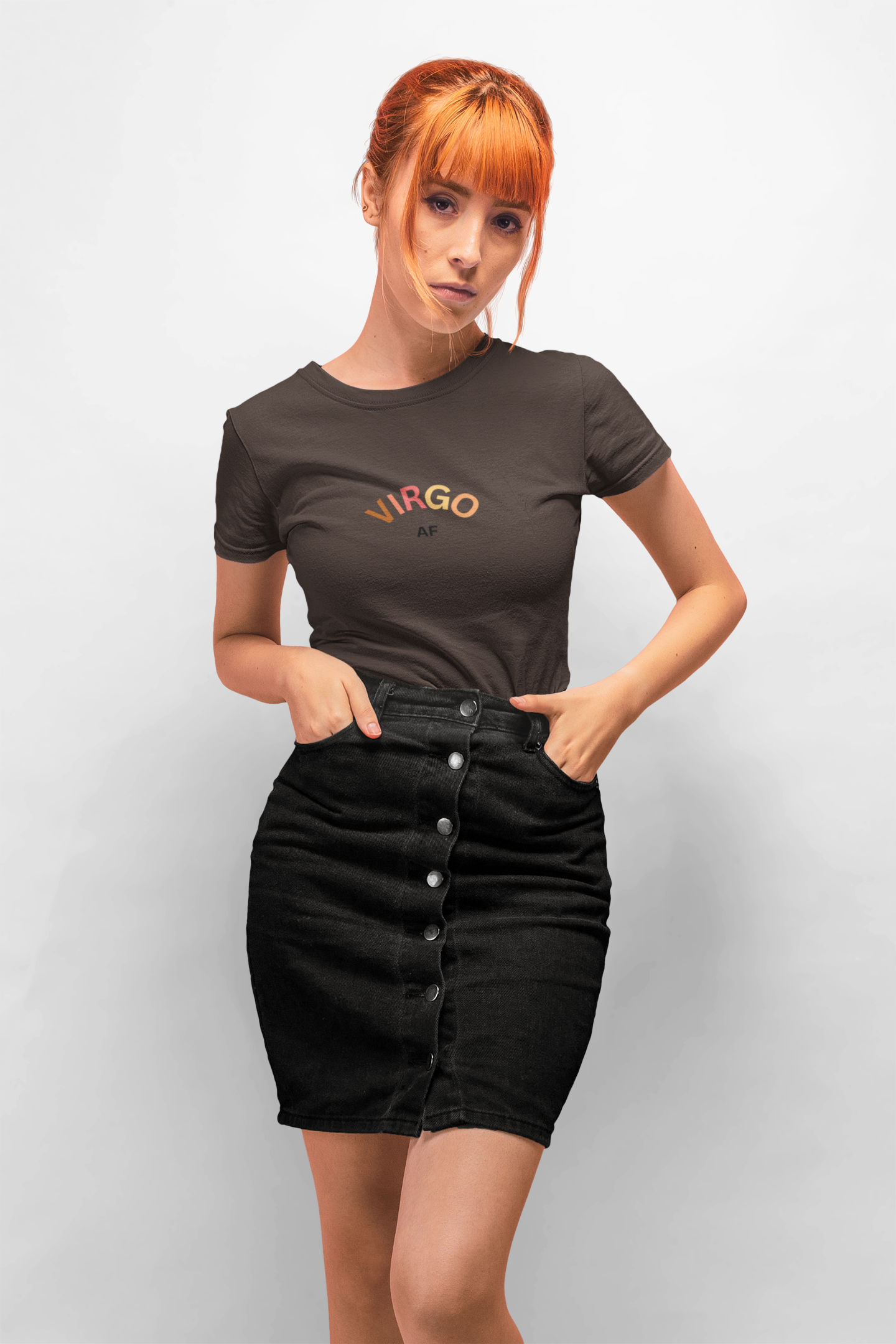 Virgo AF Zodiac Women's Tee - Perfect Gift for Aunt Friend Sister Cousin Niece Daughter Woman product thumbnail image Virgo AF Zodiac Women's Tee - Perfect Gift for Aunt Friend Sister Cousin Niece Daughter Woman product thumbnail image