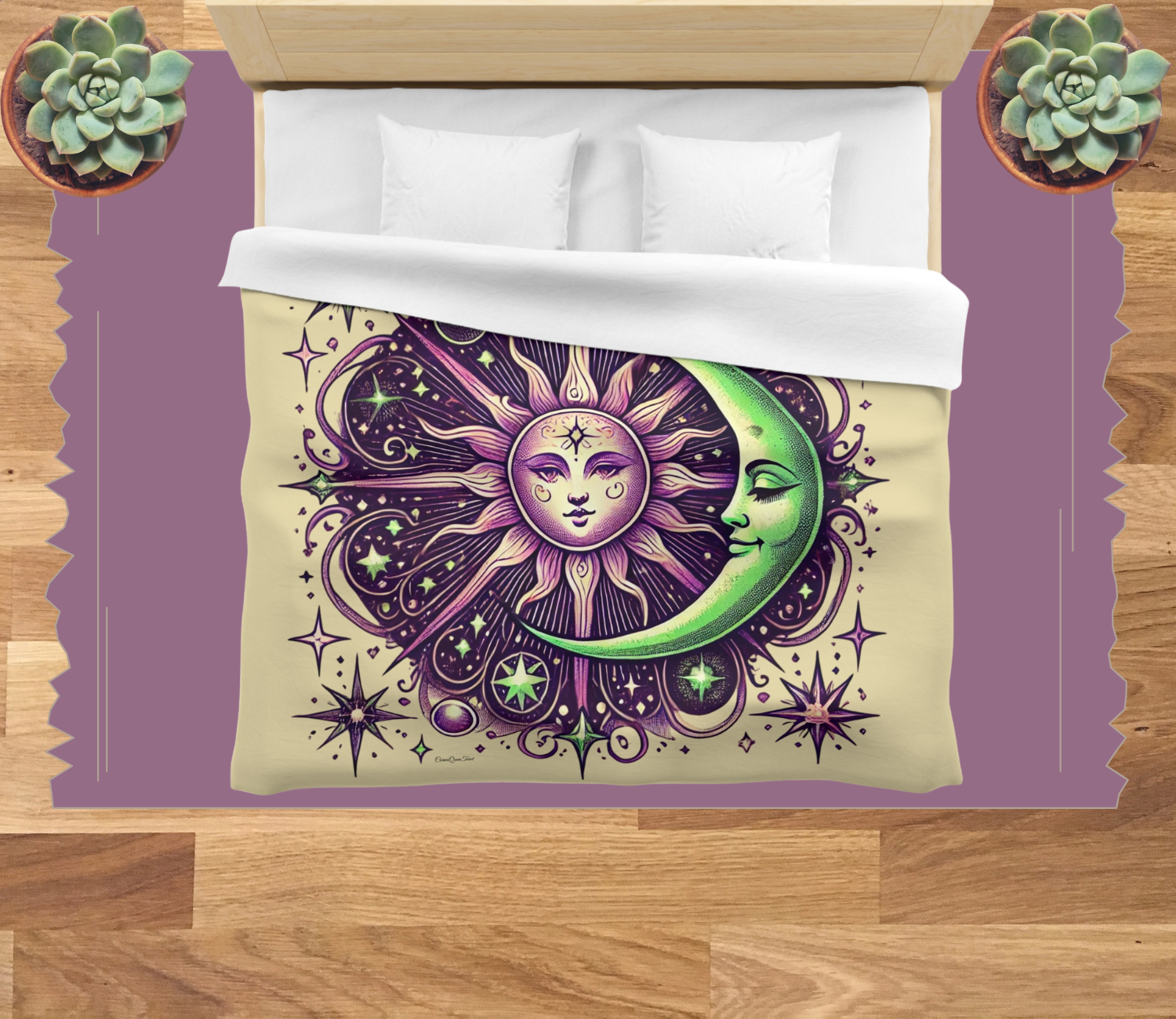 🌙 Celestial Microfiber Duvet Cover – Sun & Moon Bedding, Astro Home Décor product thumbnail image 🌙 Celestial Microfiber Duvet Cover – Sun & Moon Bedding, Astro Home Décor product thumbnail image