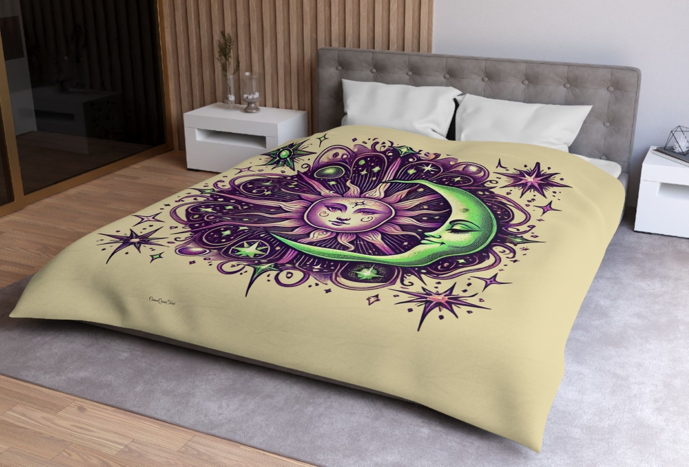 🌙 Celestial Microfiber Duvet Cover – Sun & Moon Bedding, Astro Home Décor product thumbnail image 🌙 Celestial Microfiber Duvet Cover – Sun & Moon Bedding, Astro Home Décor product thumbnail image