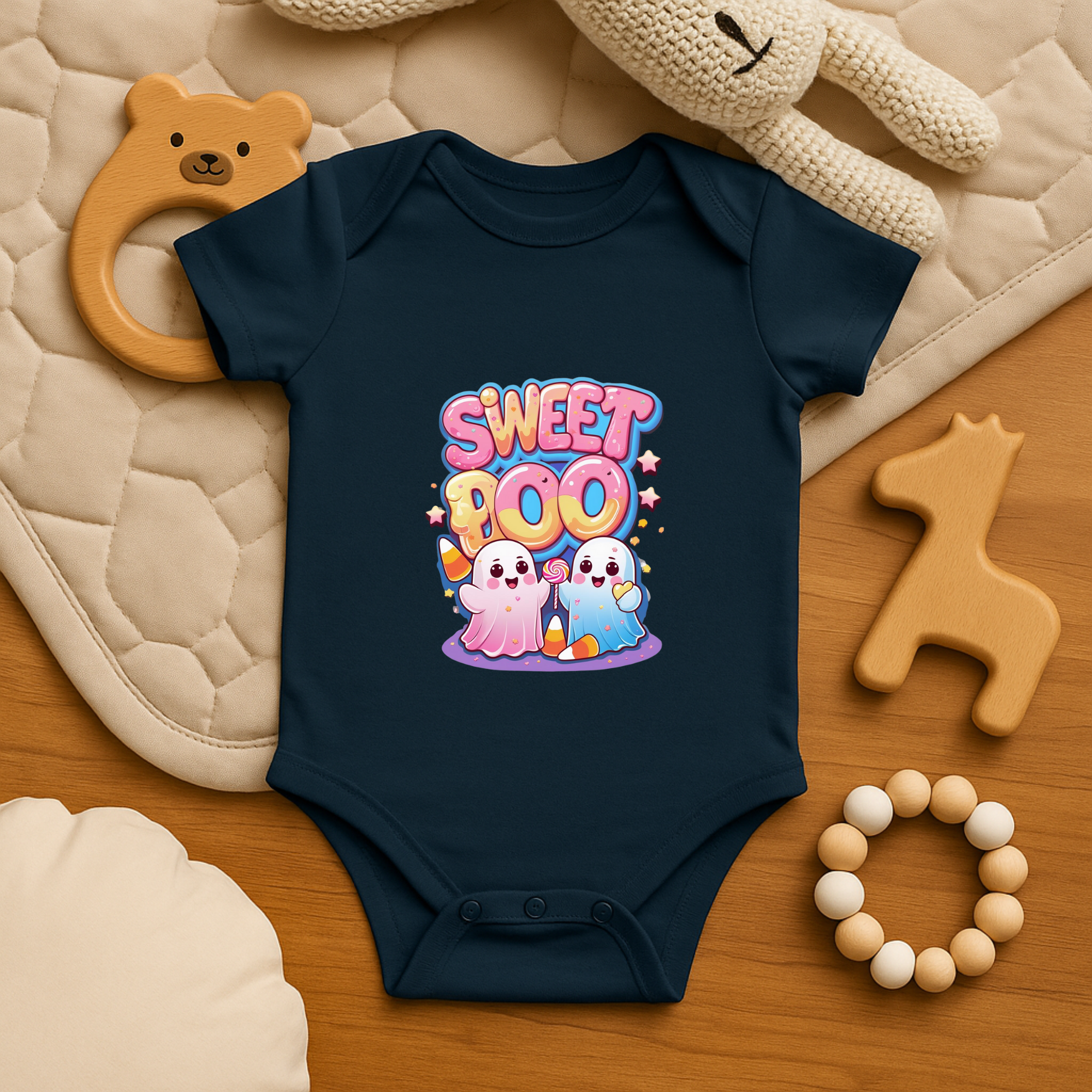 Sweet Boo Halloween Baby Onesie | Cute Ghost Infant Bodysuit | Kawaii Halloween Baby Shower Gift product thumbnail image Sweet Boo Halloween Baby Onesie | Cute Ghost Infant Bodysuit | Kawaii Halloween Baby Shower Gift product thumbnail image