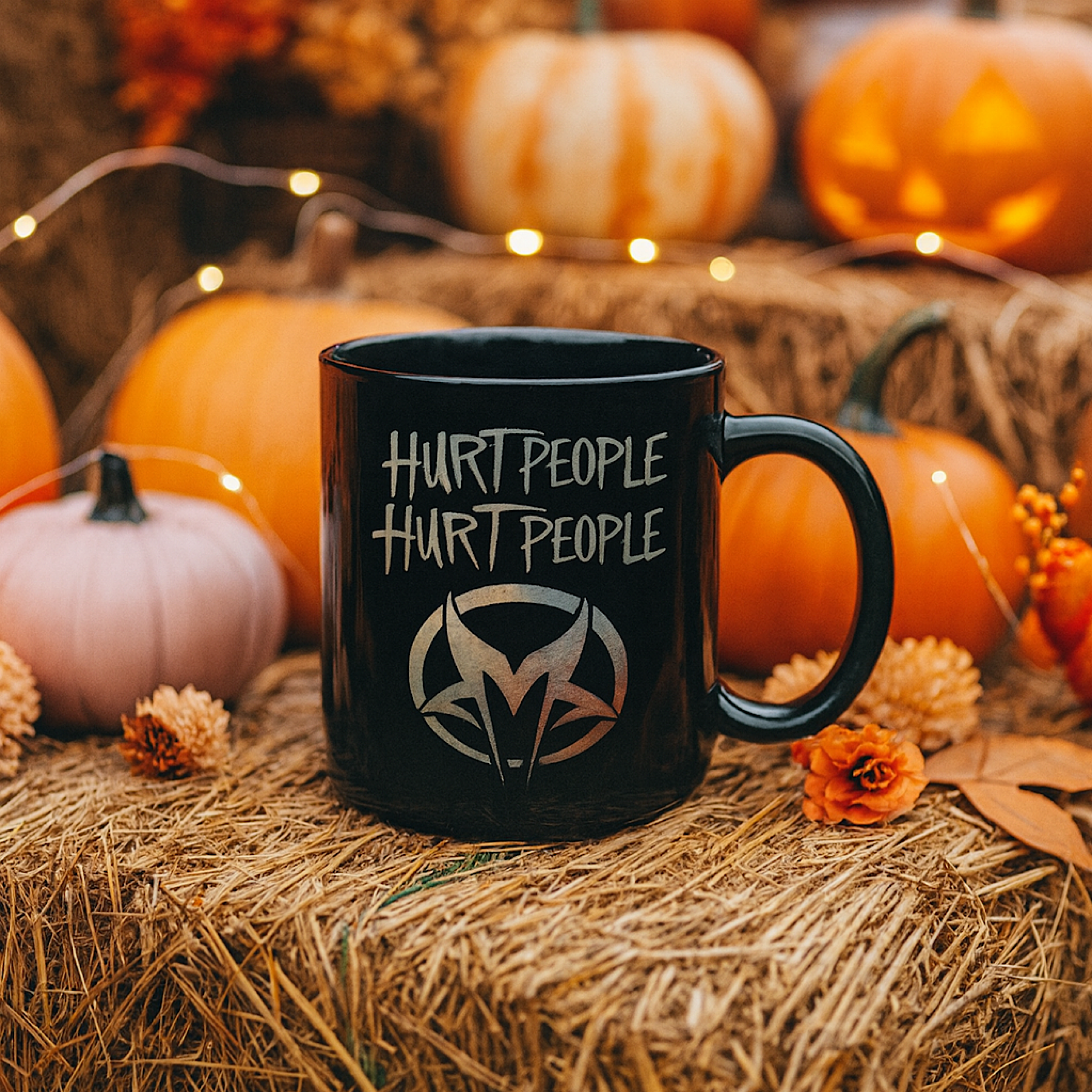15oz Hurt People Black Coffee Mug Mudvayne Inspired Metal Band Cup Ceramic Mug product thumbnail image 15oz Hurt People Black Coffee Mug Mudvayne Inspired Metal Band Cup Ceramic Mug product thumbnail image