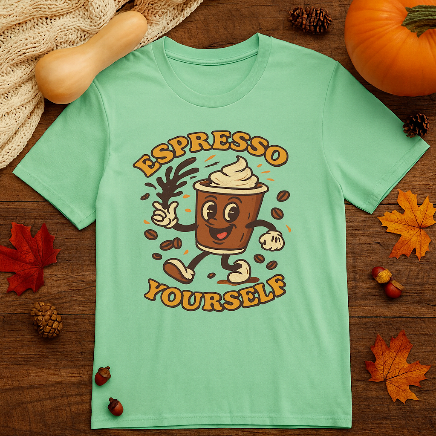 Espresso Yourself T-Shirt Coffee Gift for Baristas, Coffee Lovers, starbucks
