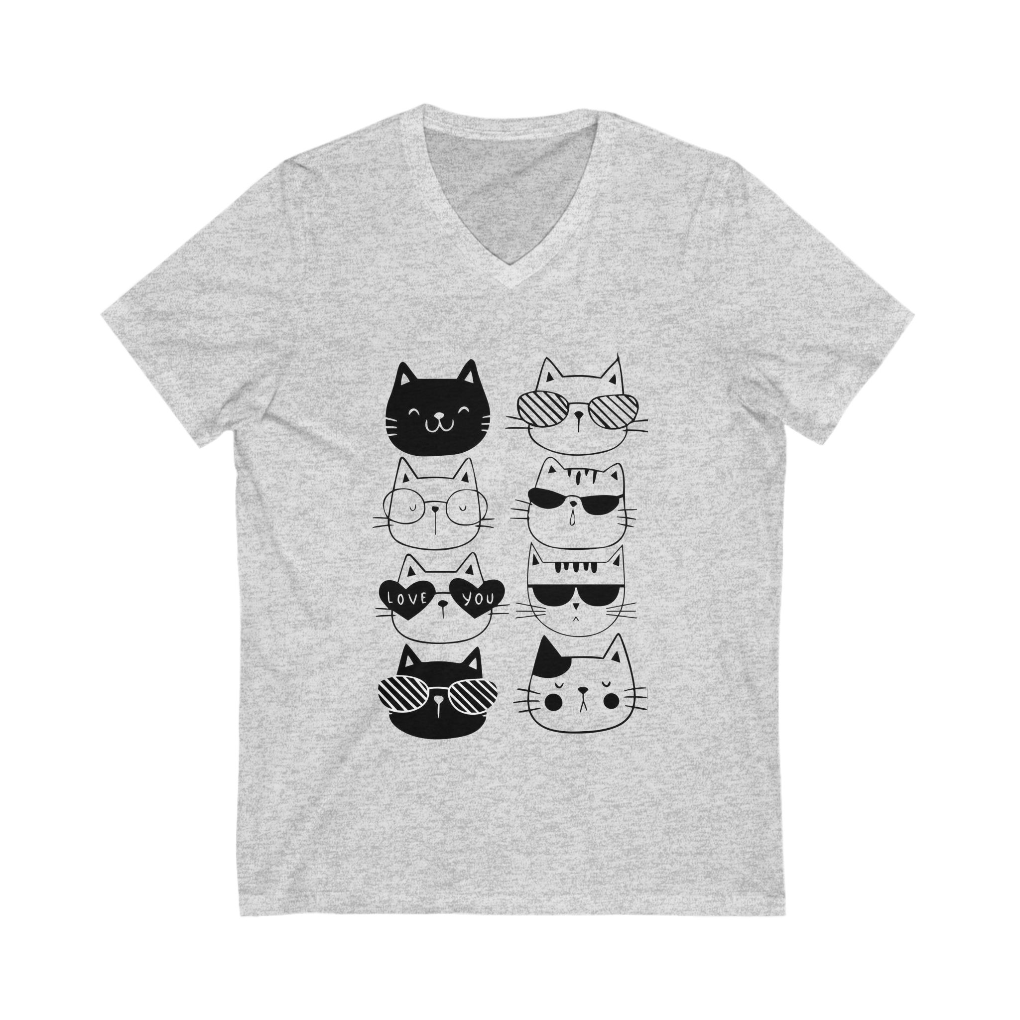 Personalized V-Neck Tee for Everyday Comfort, Quote Shirt, Customizable Birthday Anniversary Wedding Christmas Gifts for Her & Him product thumbnail image Personalized V-Neck Tee for Everyday Comfort, Quote Shirt, Customizable Birthday Anniversary Wedding Christmas Gifts for Her & Him product thumbnail image