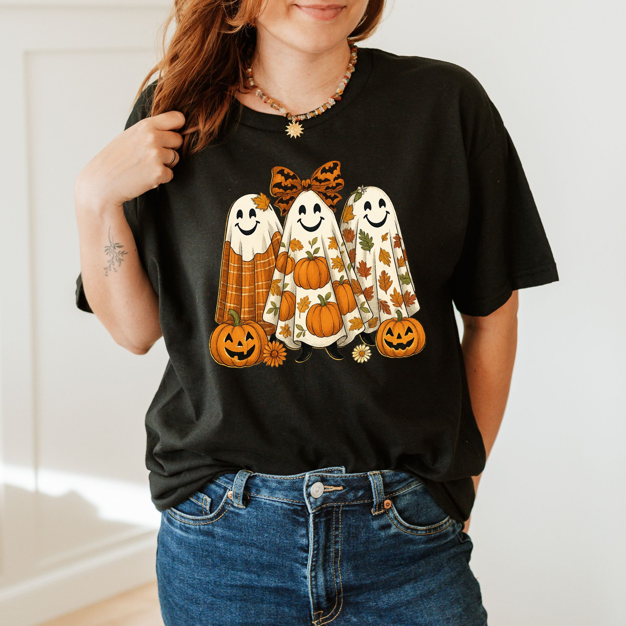Happy Autumn Ghosts Tee product thumbnail image
