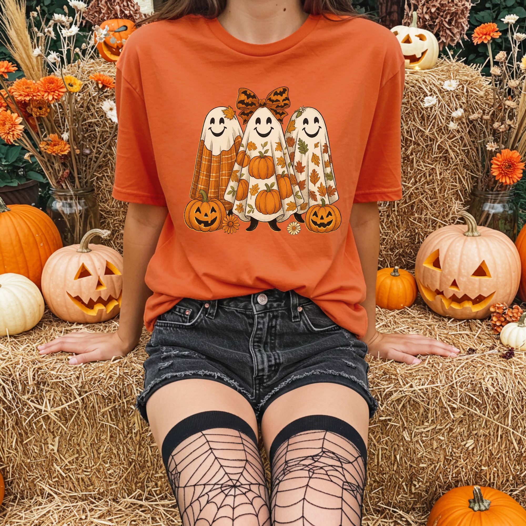 Happy Autumn Ghosts Tee product thumbnail image