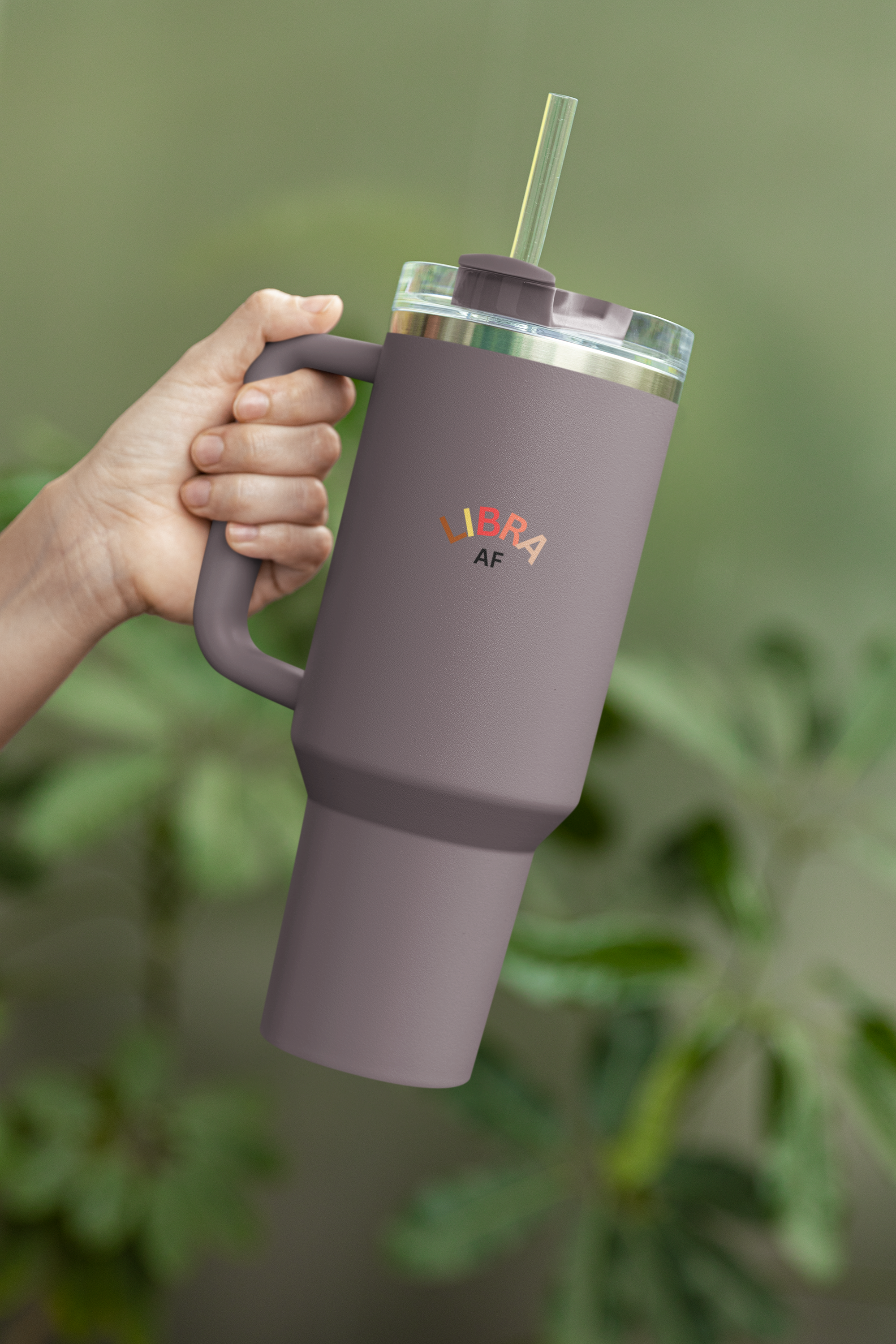 Libra AF Insulated Travel Mug, 40oz - Perfect for Astrology Lovers, Motivational Gift, Coffee and Tea Mug, Zodiac Sign Merchandise, product thumbnail image Libra AF Insulated Travel Mug, 40oz - Perfect for Astrology Lovers, Motivational Gift, Coffee and Tea Mug, Zodiac Sign Merchandise, product thumbnail image