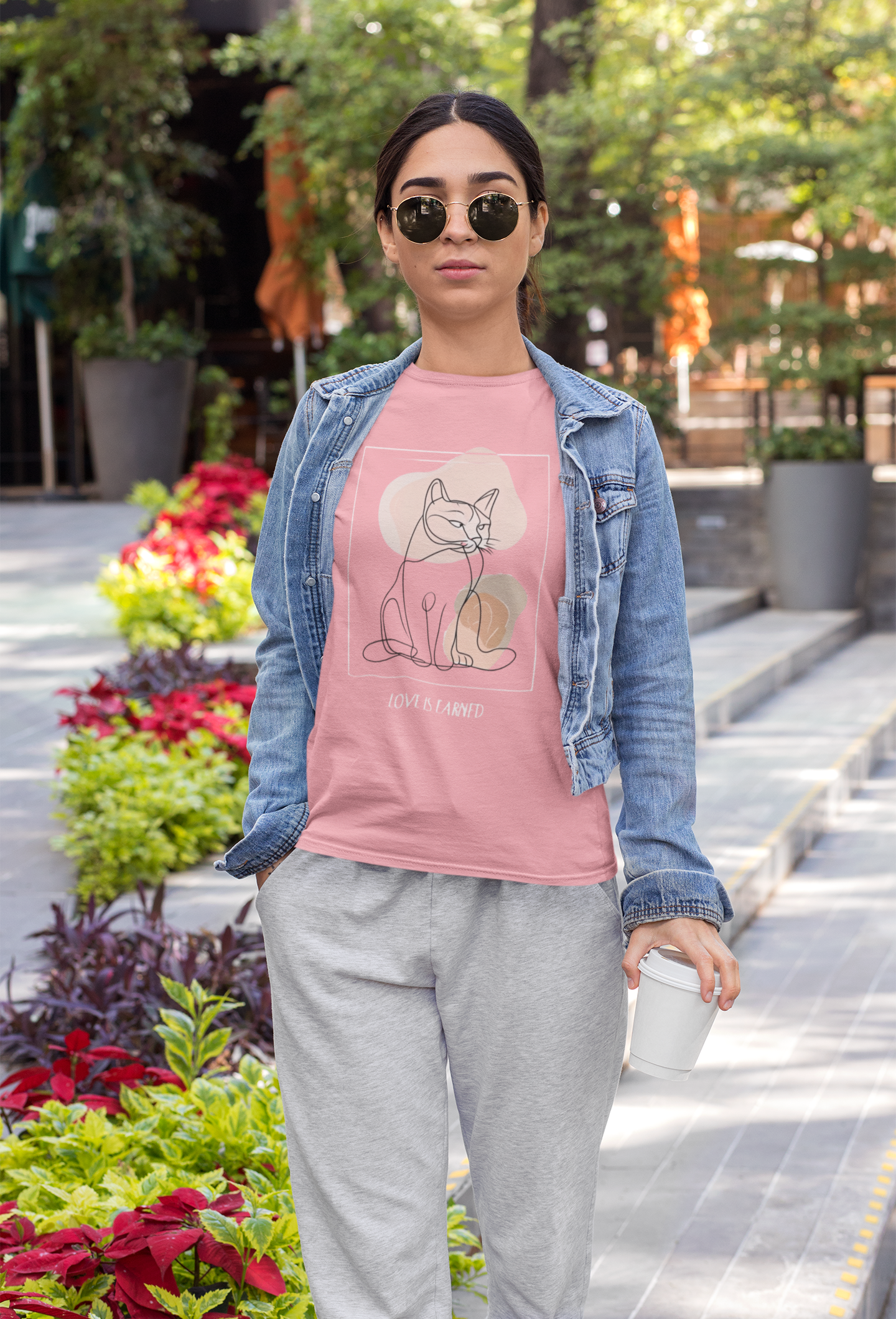 Cat Love Unisex Tee product thumbnail image