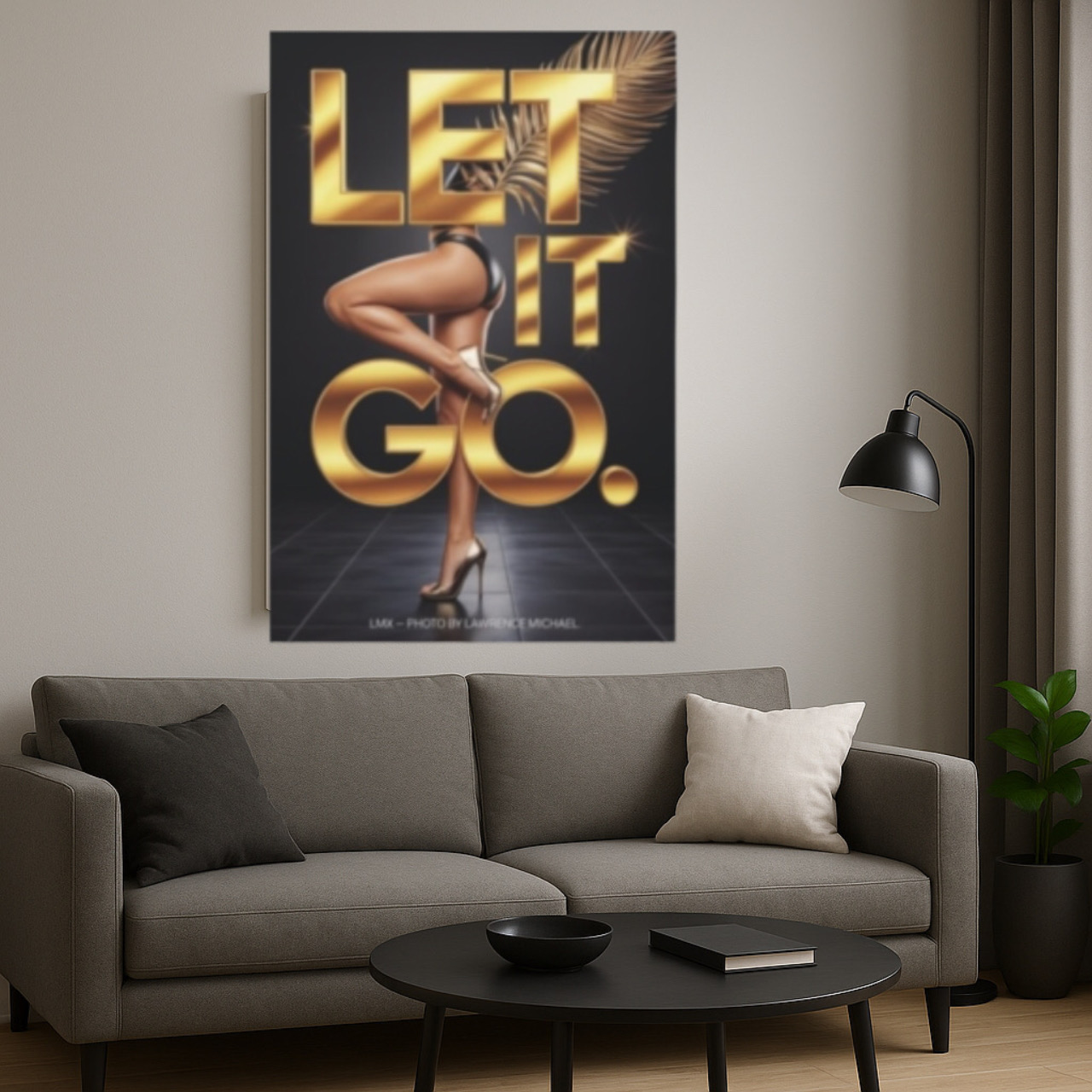 LET IT GO.” Luxury Wall Canvas – LMX Studio Edition product thumbnail image LET IT GO.” Luxury Wall Canvas – LMX Studio Edition product thumbnail image