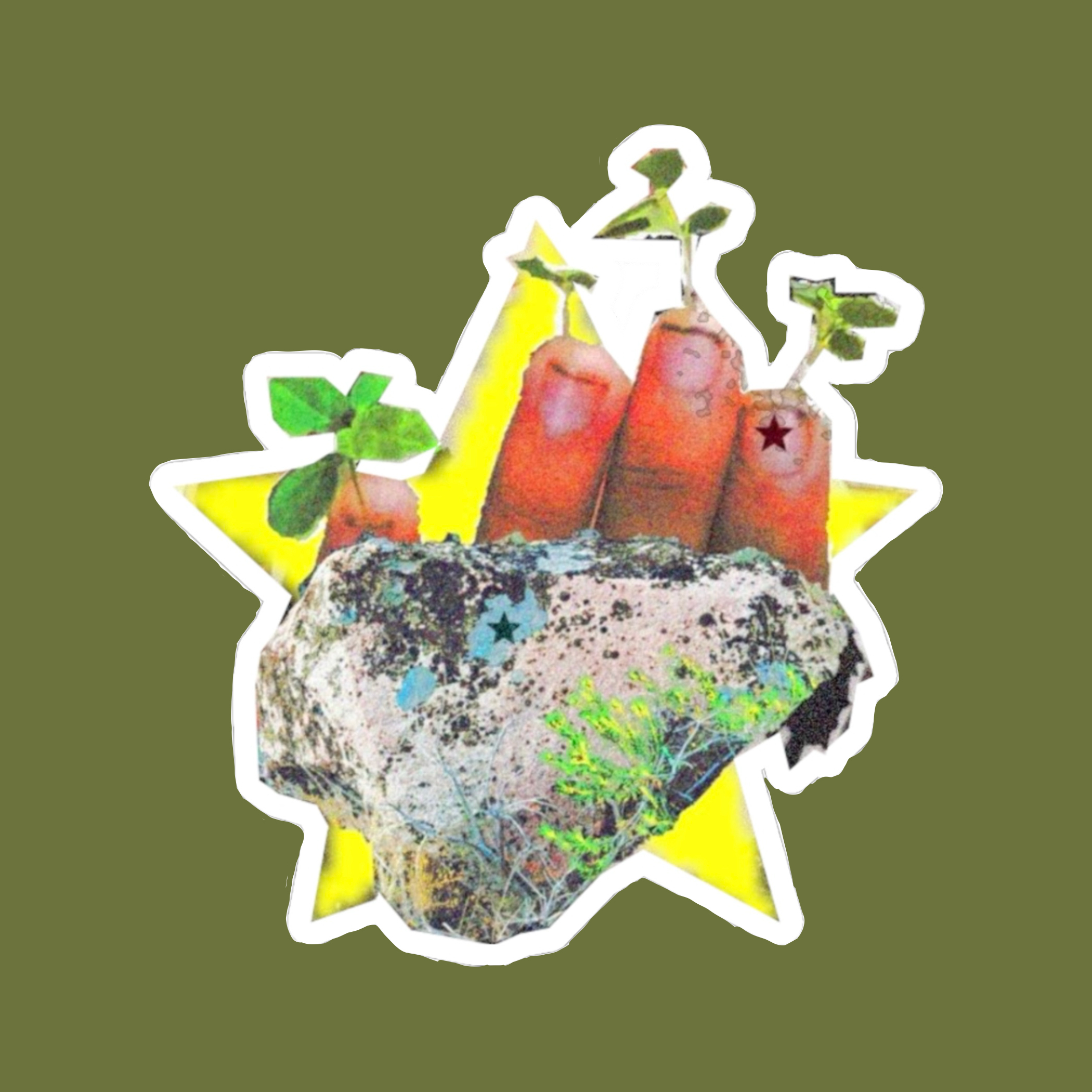 Little Big Rock - Rock with a high concentration of Potassium Feldspar surrounded by the dream scape Little Big Rock - Rock with a high concentration of Potassium Feldspar surrounded by the dream scape