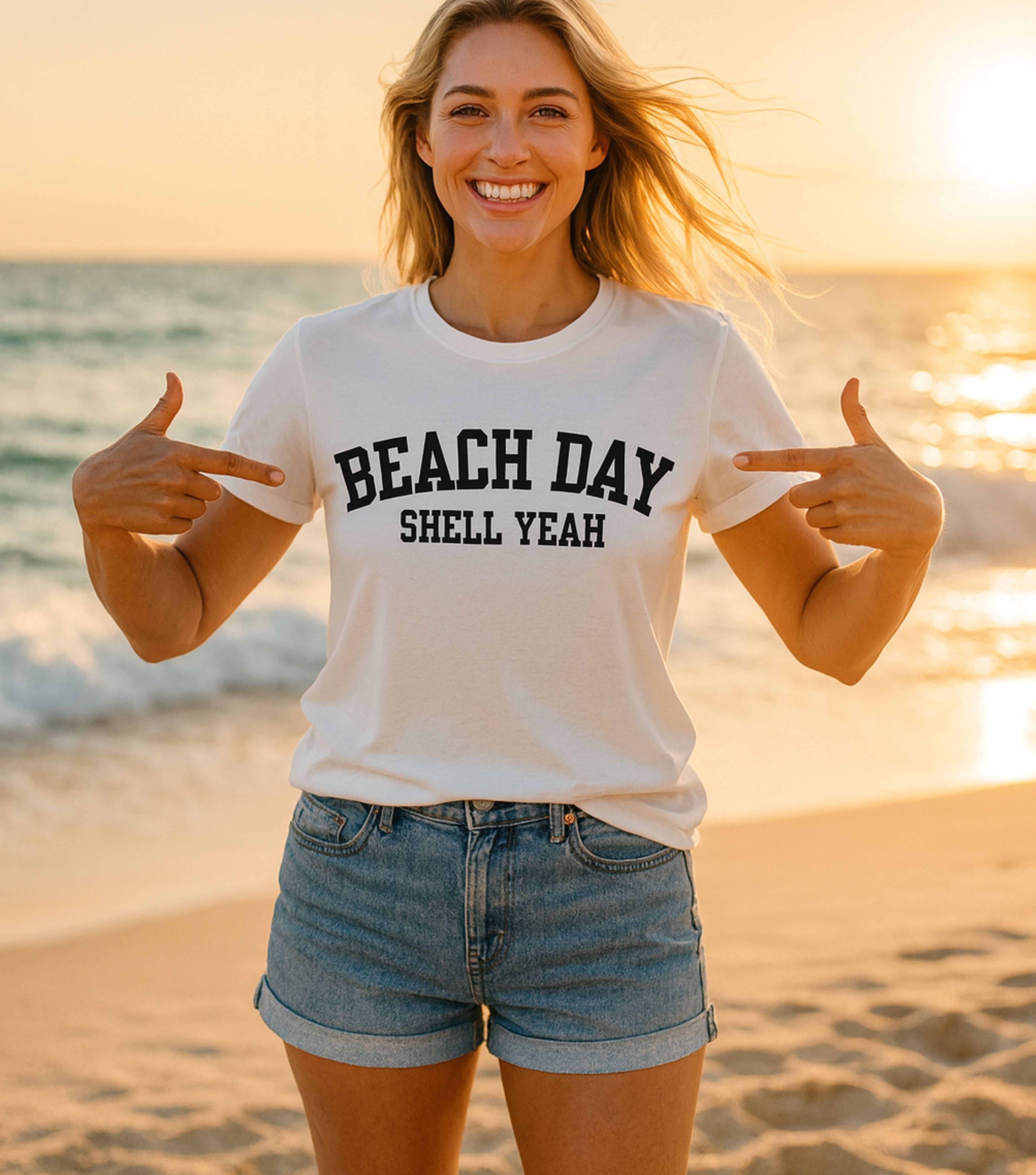 Shell yeah Beach Day T-shirts product thumbnail image Shell yeah Beach Day T-shirts product thumbnail image
