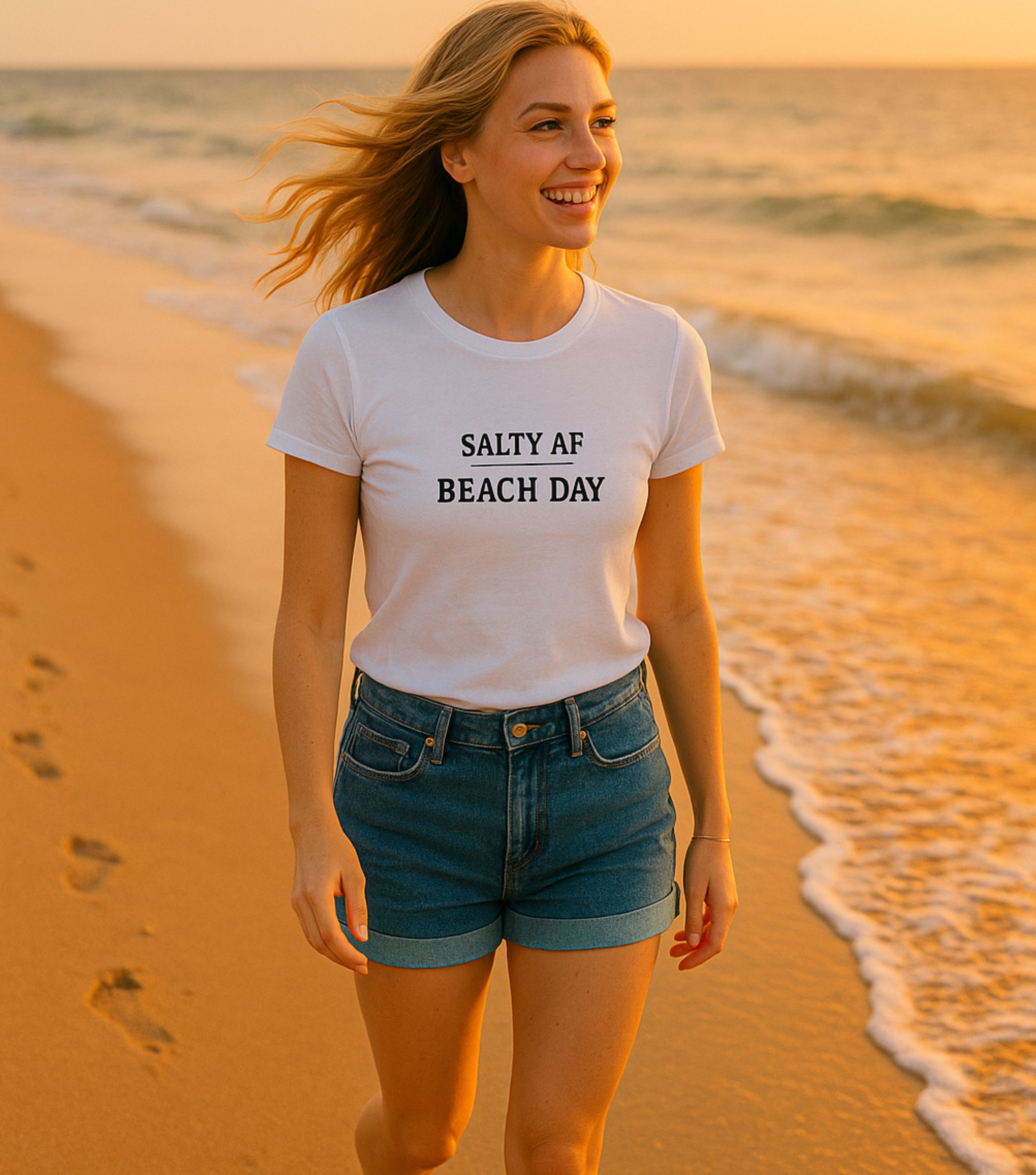 Salty AF, Beach Day T-shirts Salty AF, Beach Day T-shirts