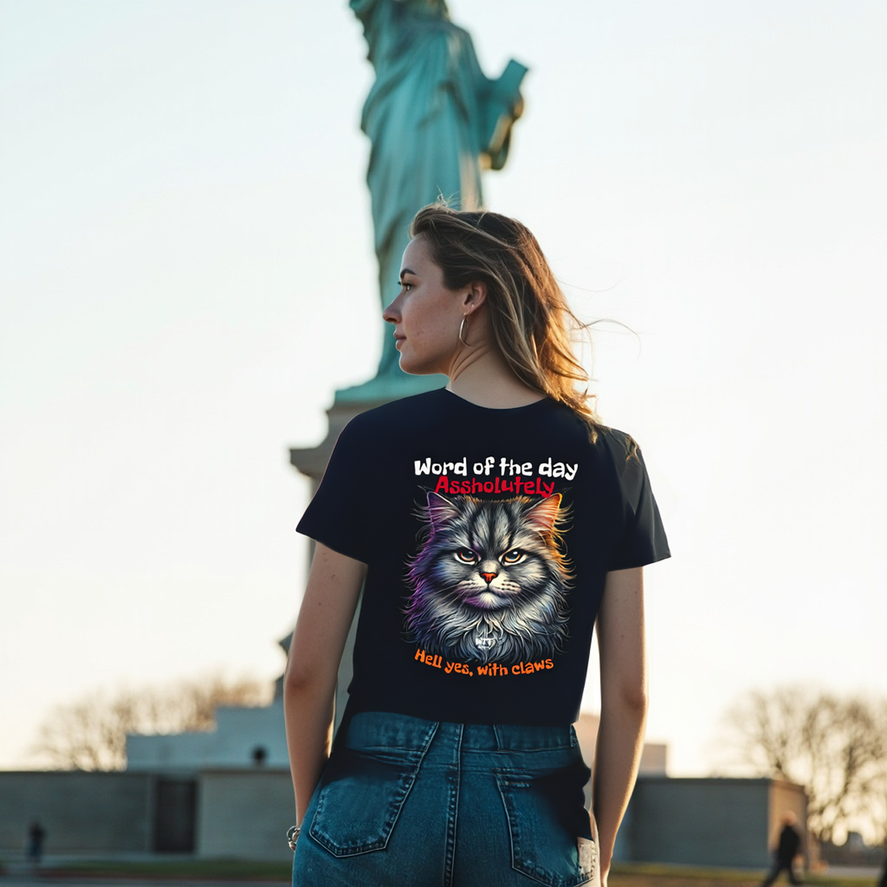 Sarcasm Culture Assholutely Hell Yes With Claws Tee product thumbnail image