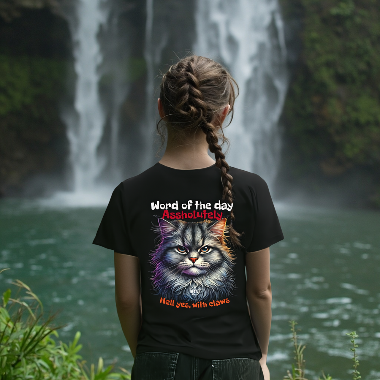 Assholutely Hell Yes Sarcasm Tee product thumbnail image