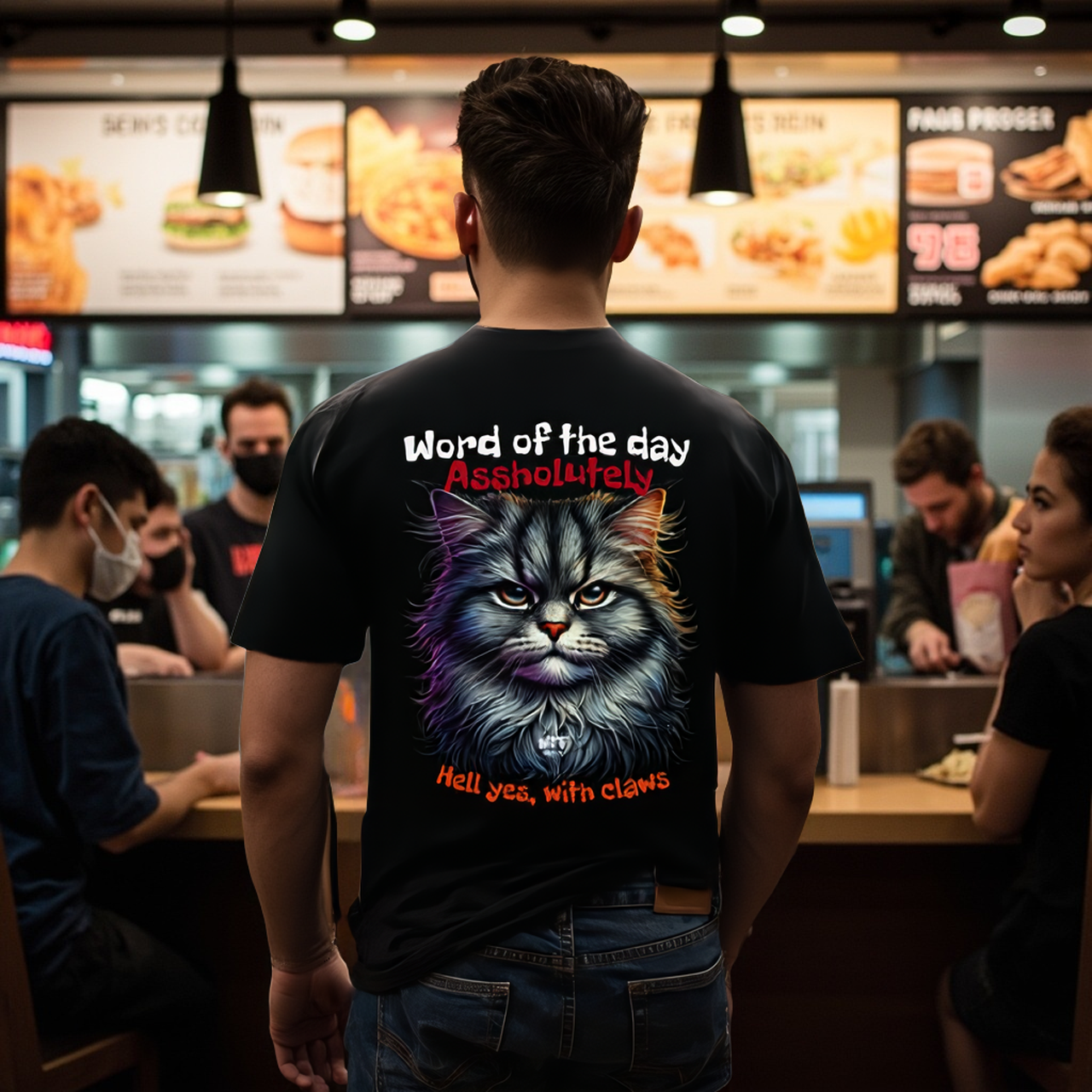 Assholutely Hell Yes Sarcasm Tee product thumbnail image