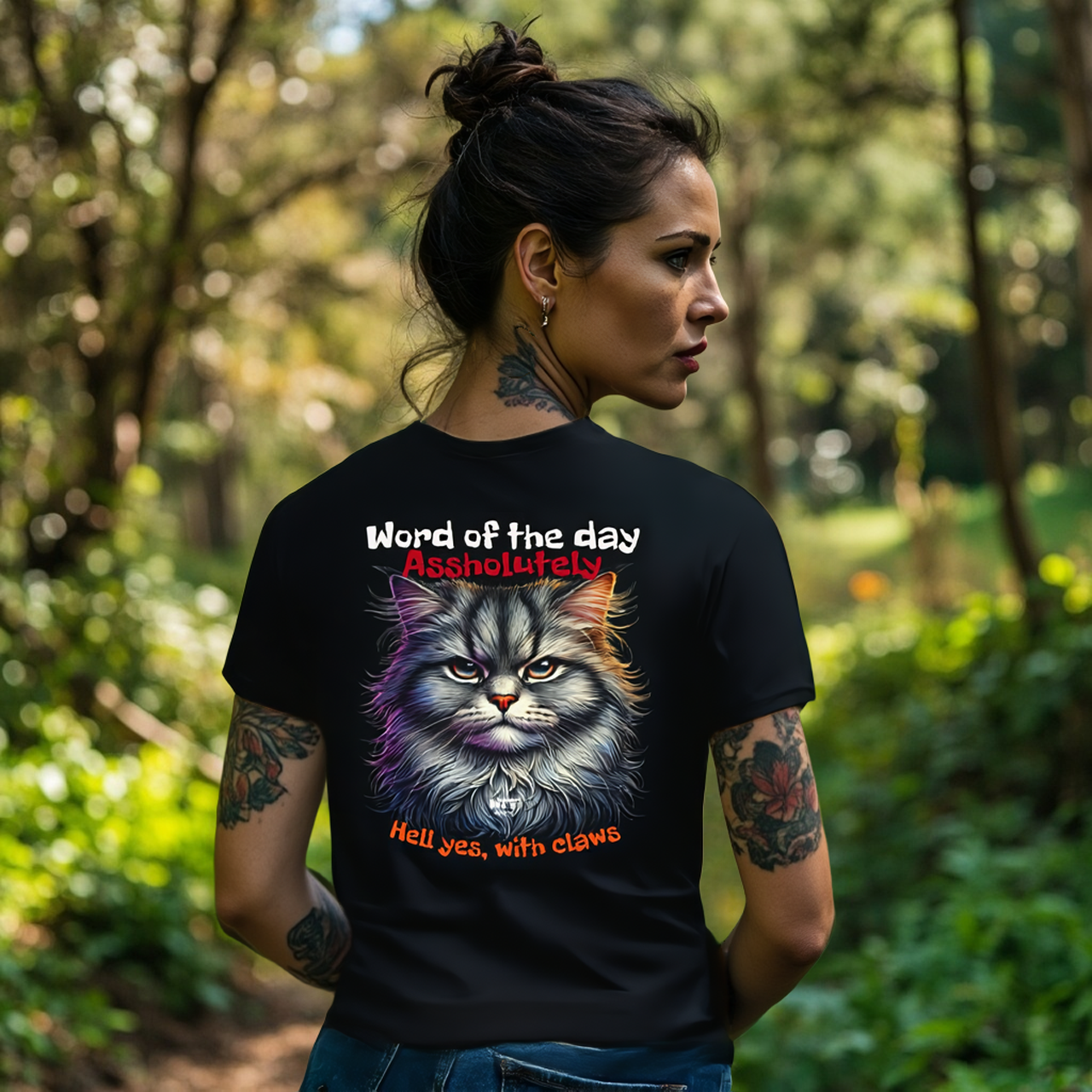 Sarcasm Culture Assholutely Hell Yes With Claws Tee product thumbnail image