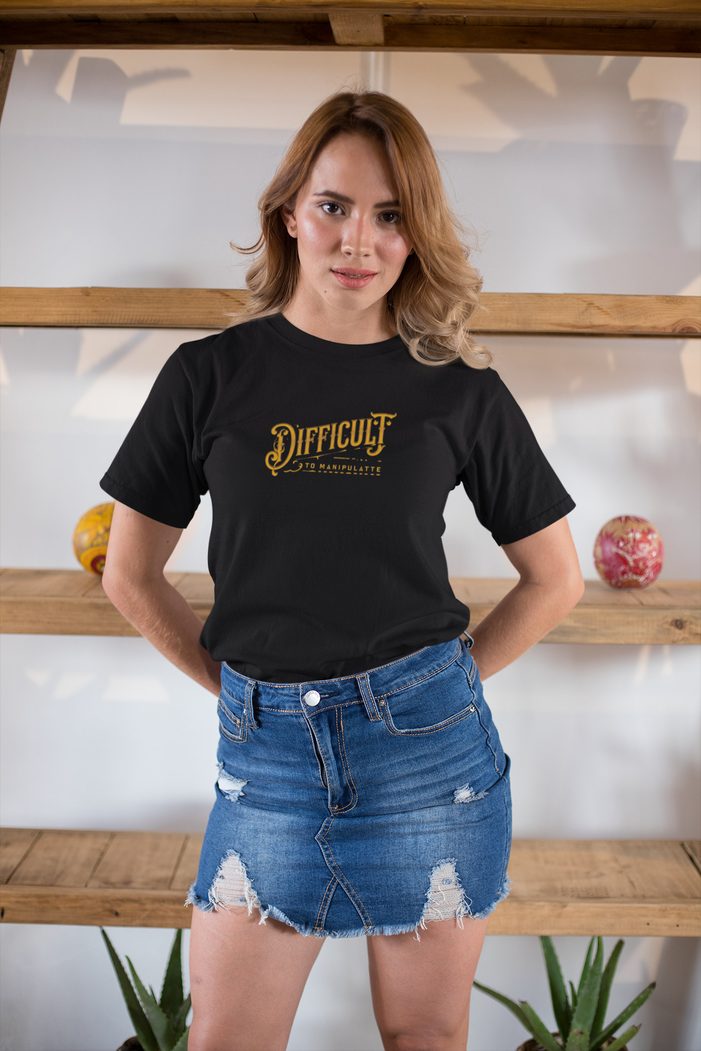 Difficult Unisex Cotton Tee, Funny Graphic Tee, Casual Gift, Everyday product thumbnail image