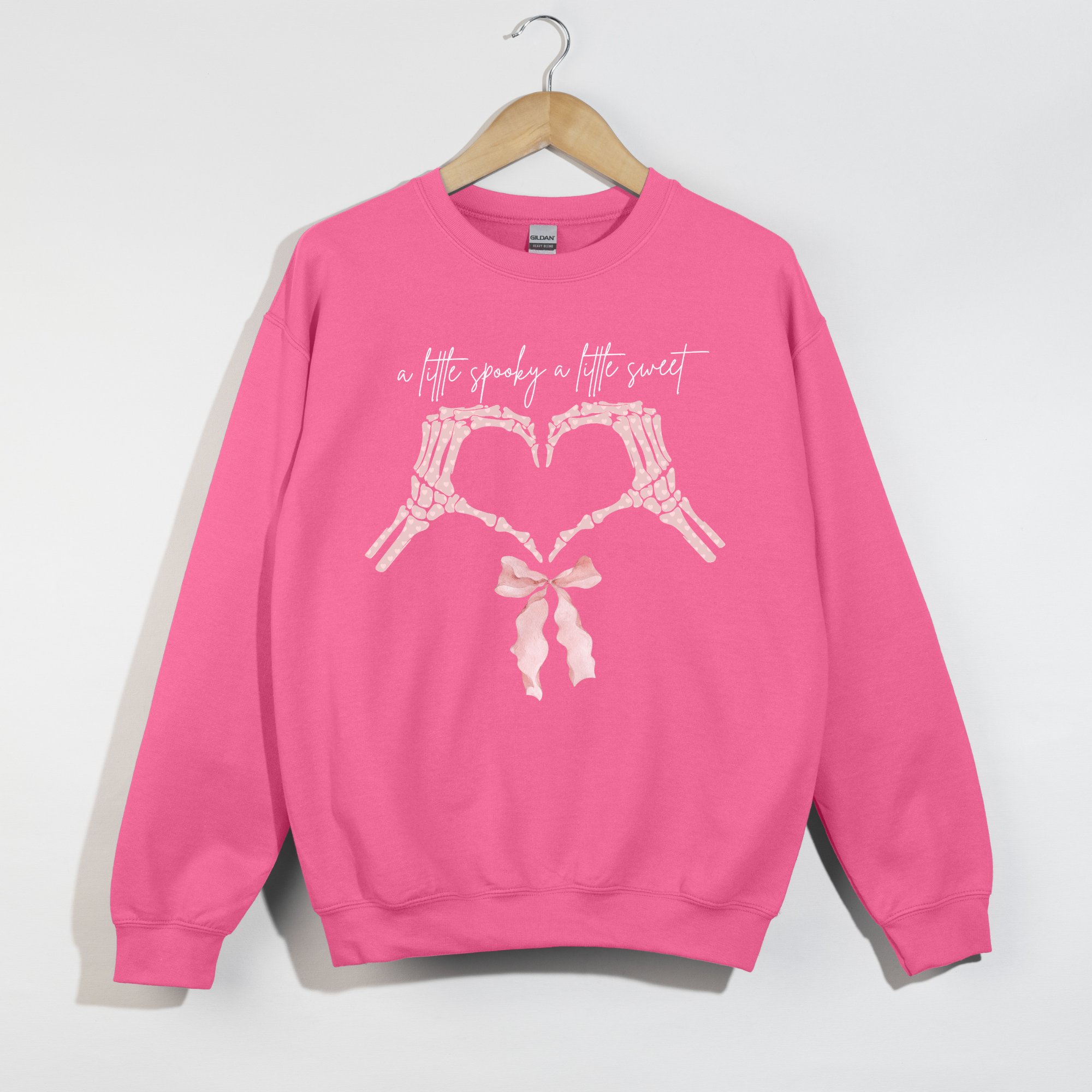 Pink Halloween Crewneck Sweatshirt product thumbnail image Pink Halloween Crewneck Sweatshirt product thumbnail image