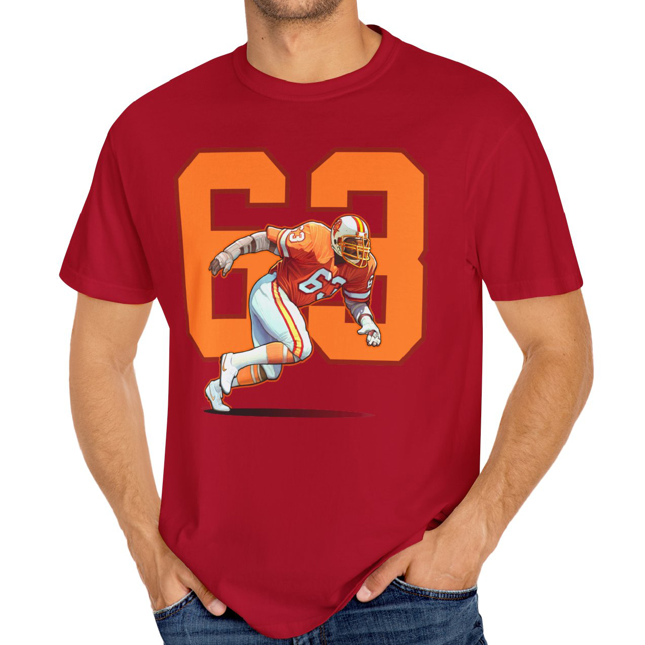 Tampa Bay Buccaneers Lee Roy Selmon Garment-Dyed T-shirt product thumbnail image Tampa Bay Buccaneers Lee Roy Selmon Garment-Dyed T-shirt product thumbnail image