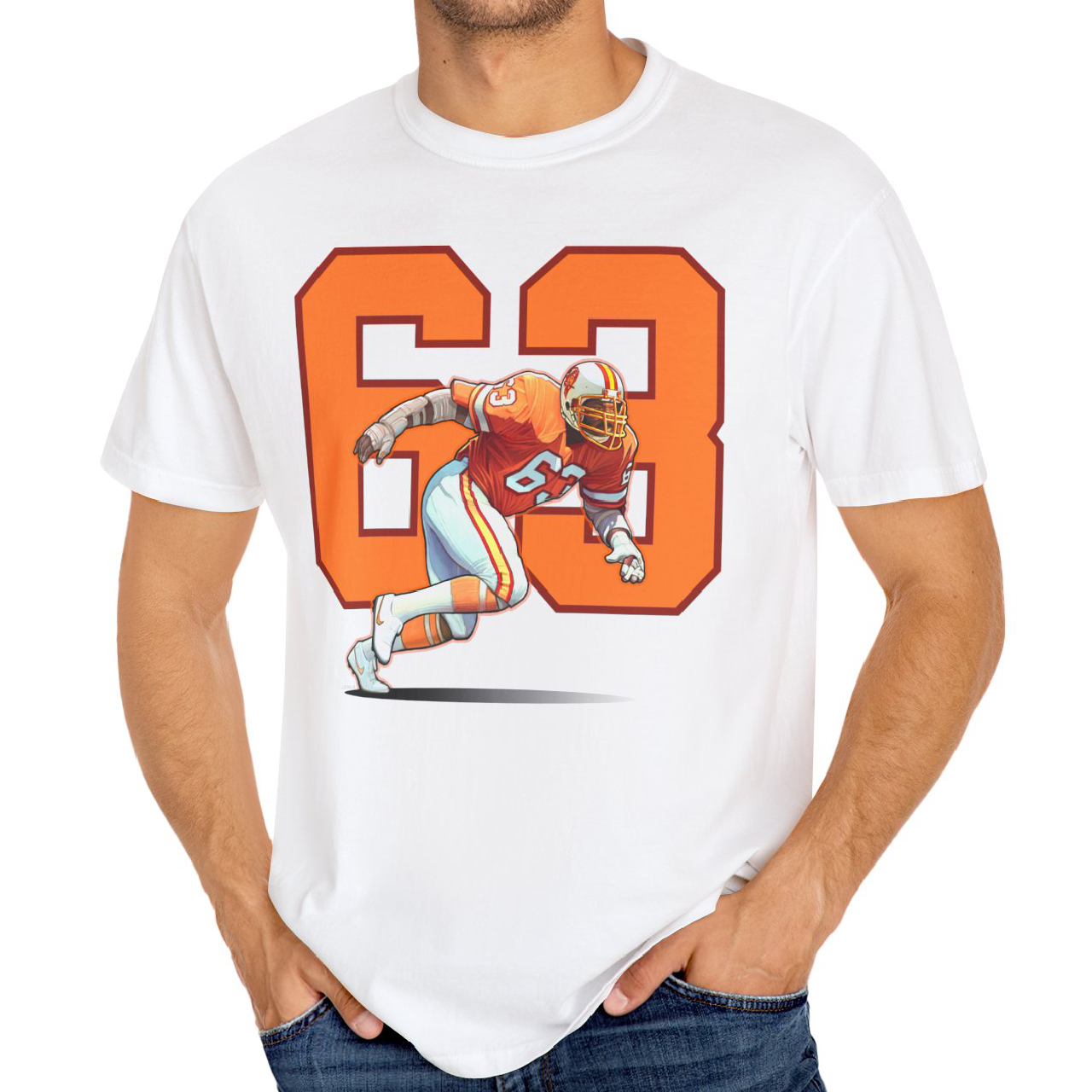 Tampa Bay Buccaneers Lee Roy Selmon Garment-Dyed T-shirt product thumbnail image Tampa Bay Buccaneers Lee Roy Selmon Garment-Dyed T-shirt product thumbnail image