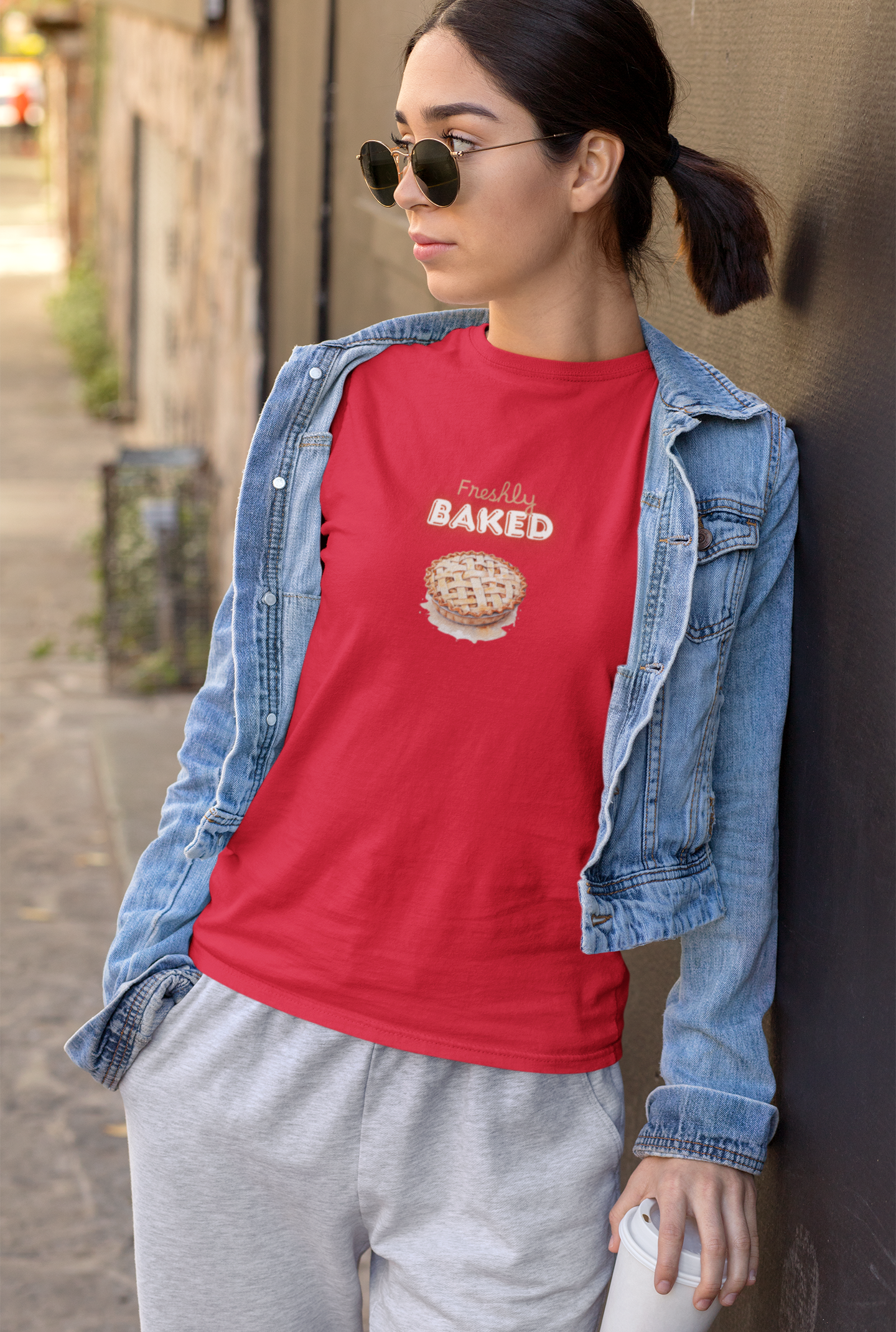 Freshly Baked Women's Tee, Baking Shirt, Cute Kitchen Top, Gift for Her product thumbnail image