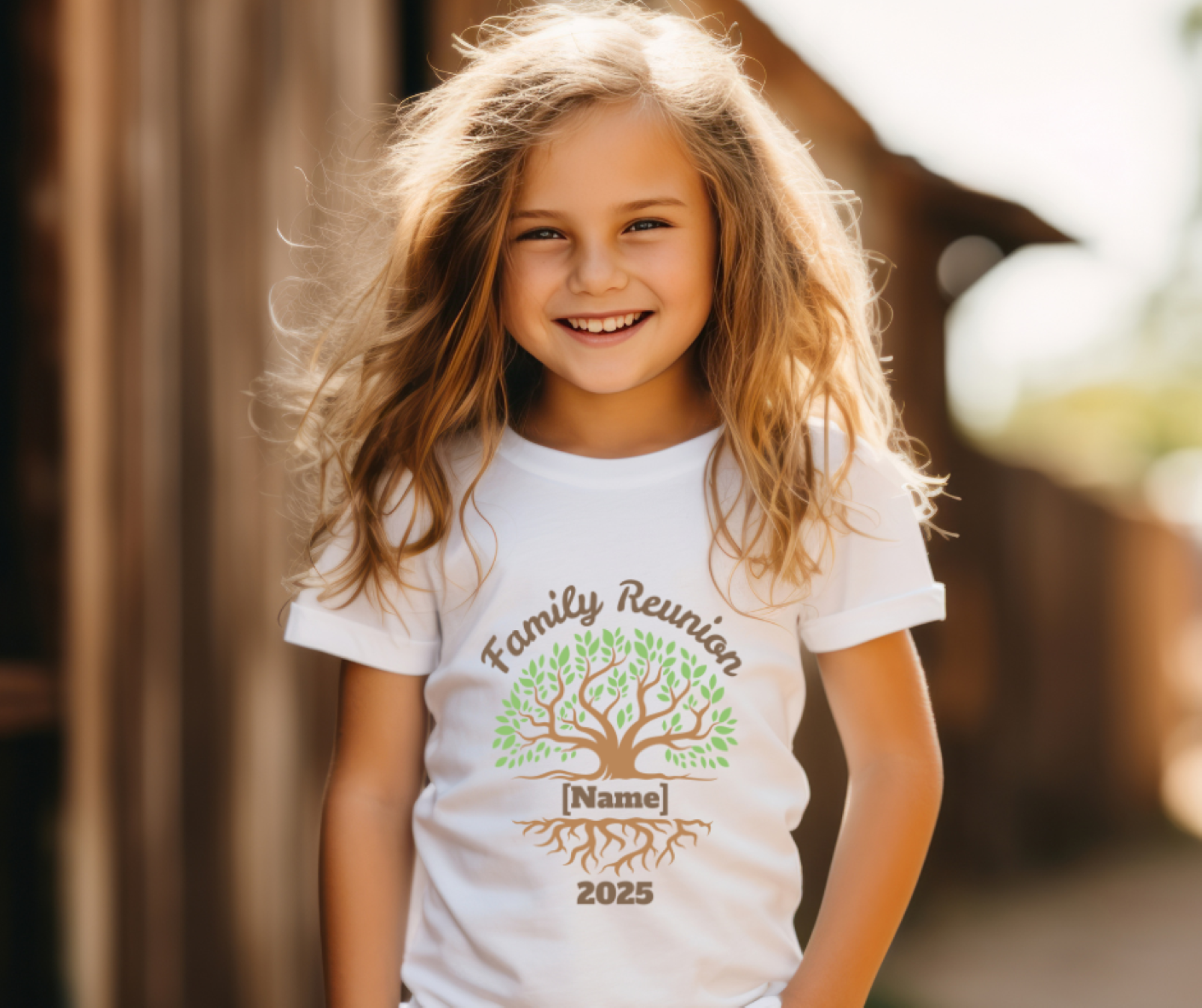 Family Reunion Tree 2025 Personalized with Last Name, Kids Softstyle Tee - Unique Gifts, Family Reunions, Cute Kid's Apparel, Fun Family Moments product thumbnail image