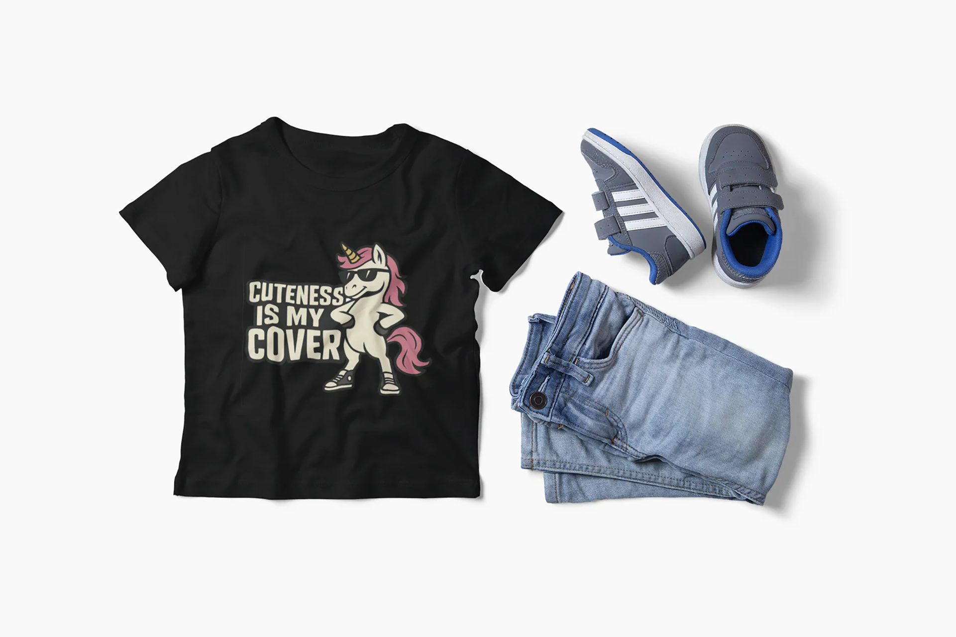 Cuteness Is My Cover Unicorn Youth T-Shirt product thumbnail image Cuteness Is My Cover Unicorn Youth T-Shirt product thumbnail image