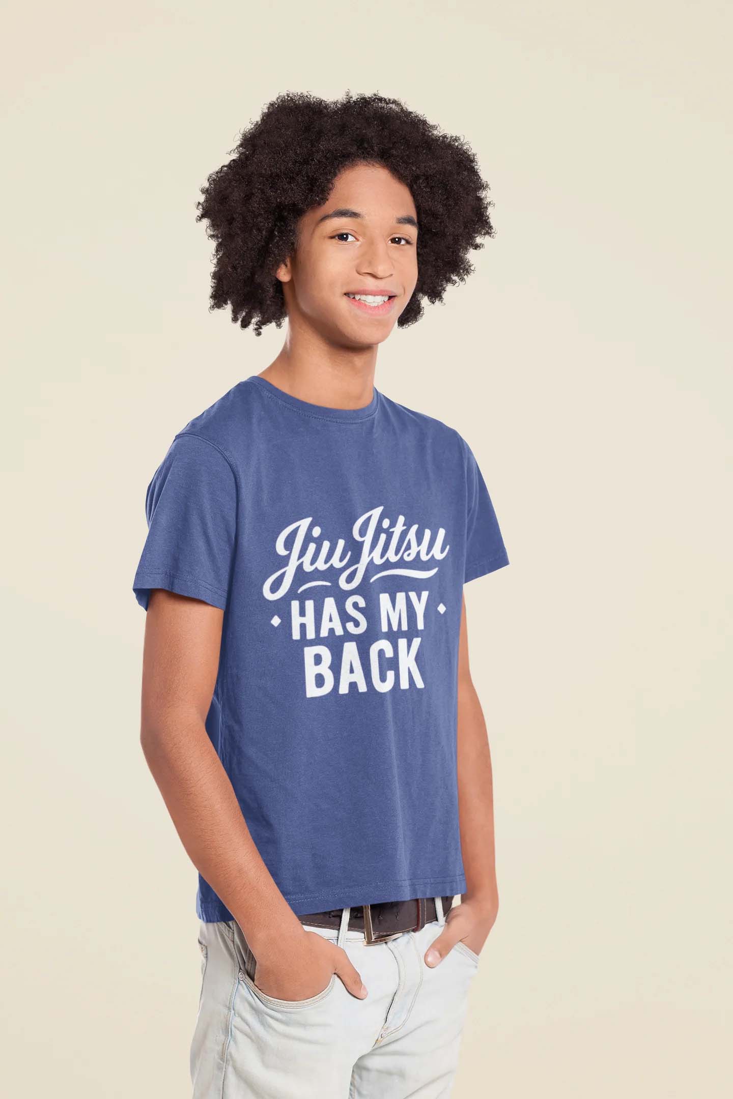 Jiu Jitsu Has My Back Youth BJJ T-Shirt product thumbnail image Jiu Jitsu Has My Back Youth BJJ T-Shirt product thumbnail image