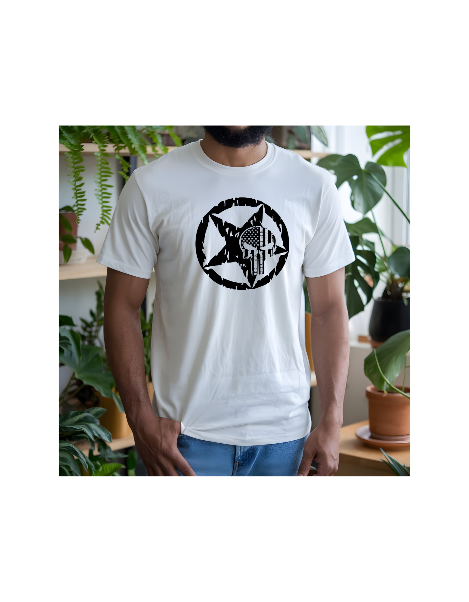 Men's Graphic Tee, Casual Wear, Gift for Men, Summer Fashion, Streetwear, Patriotic Theme, Everyday Comfort