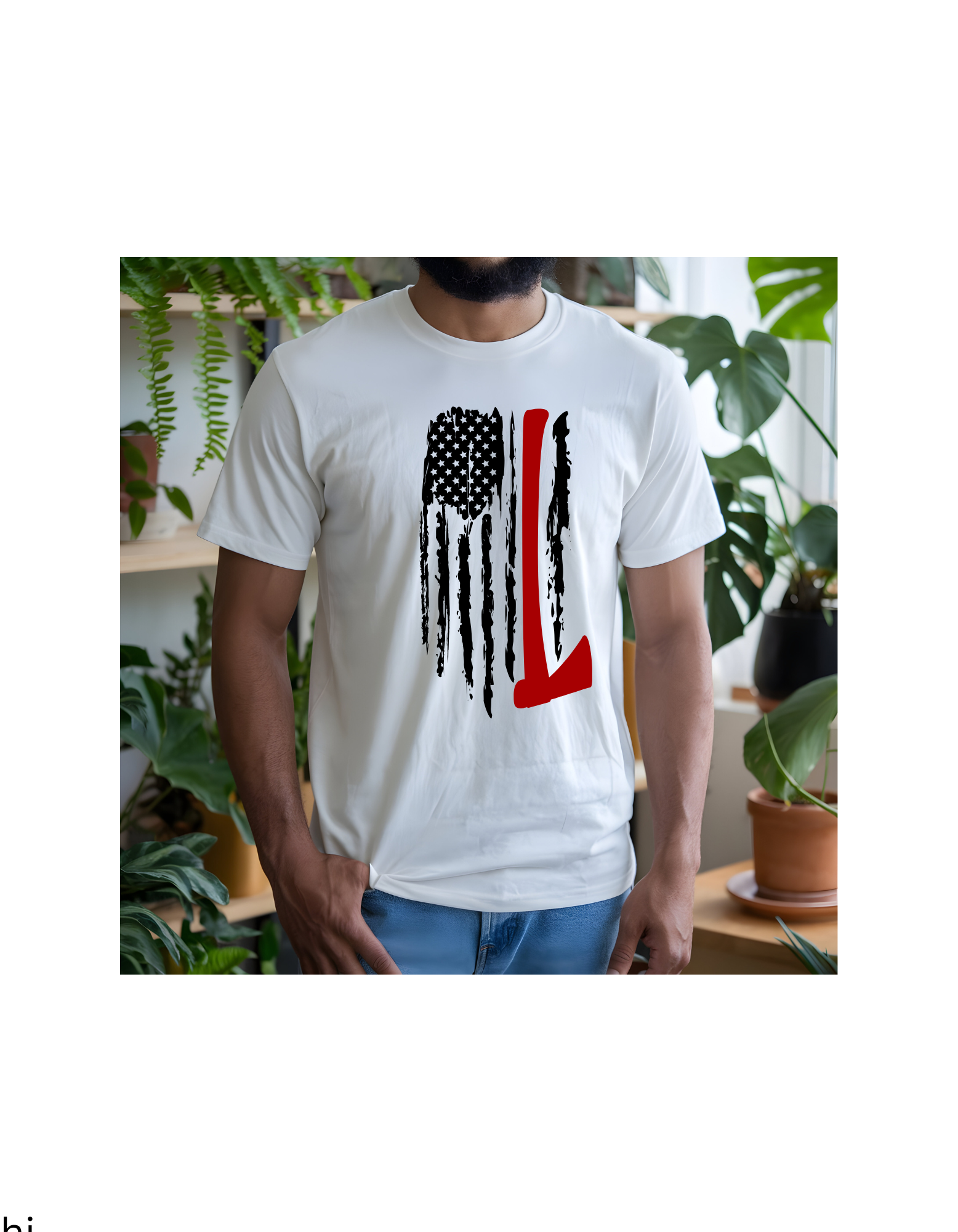Patriotic Graphic T-Shirt, USA Flag Tee, Casual Men's Top, Independence Day Gift, Everyday Wear product thumbnail image