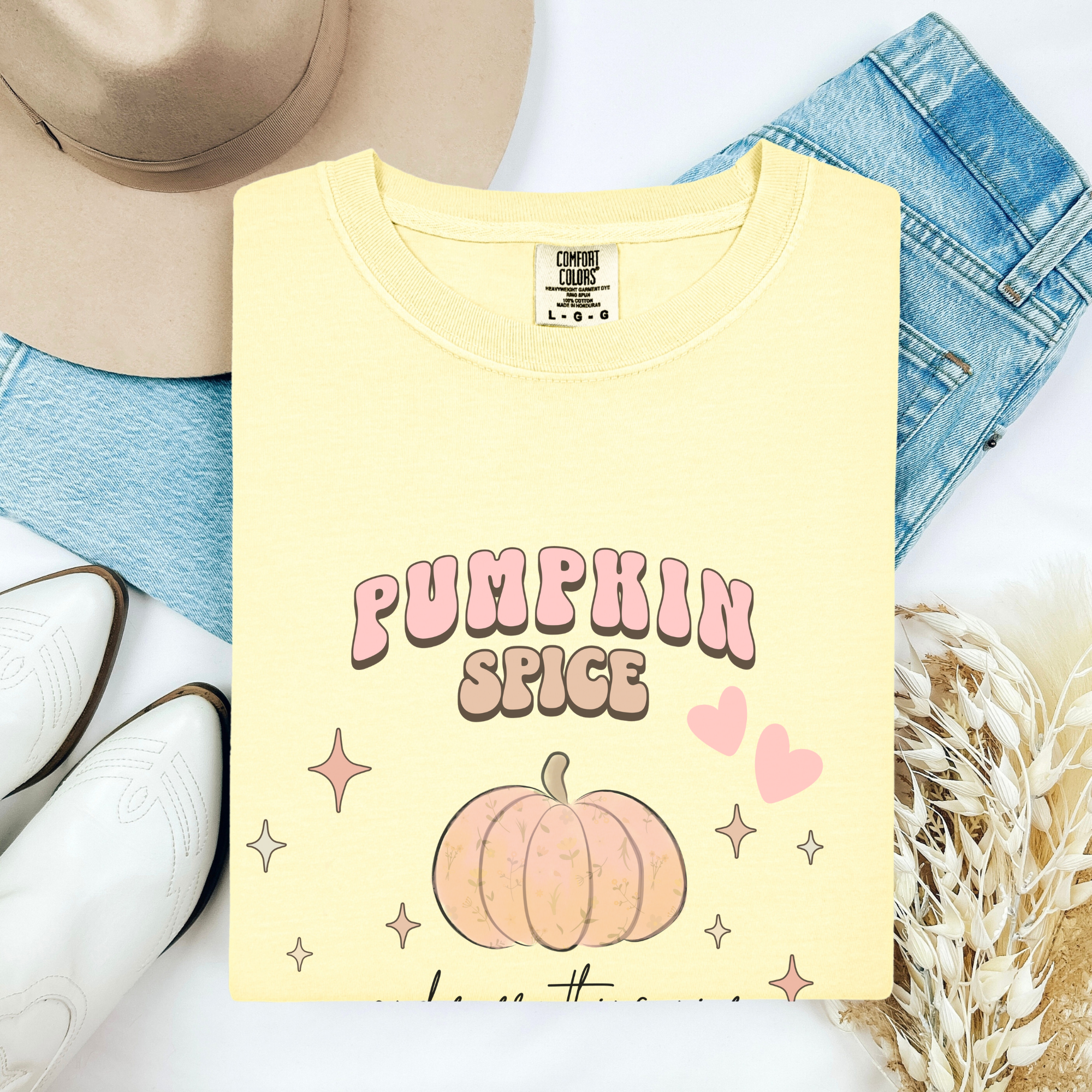 Pumpkin Spice T-shirt - Fall Fashion, Cozy Style, Casual Wear, Gift for Friends, Autumn Outfit product thumbnail image Pumpkin Spice T-shirt - Fall Fashion, Cozy Style, Casual Wear, Gift for Friends, Autumn Outfit product thumbnail image