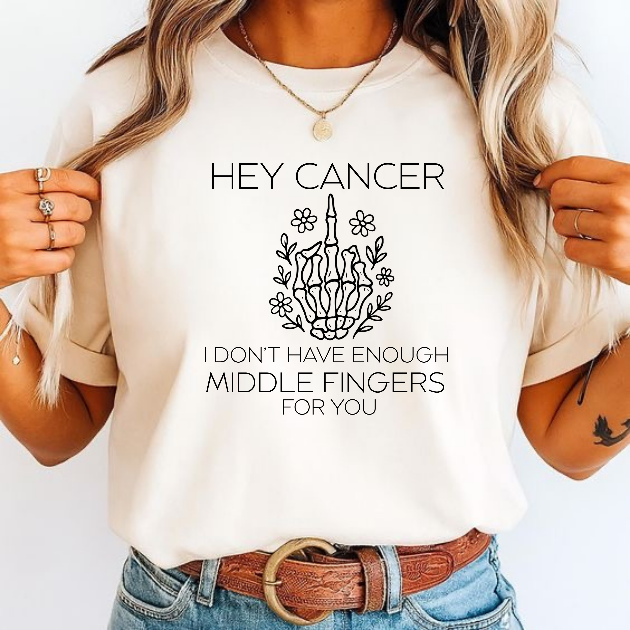 Hey Cancer tee product thumbnail image
