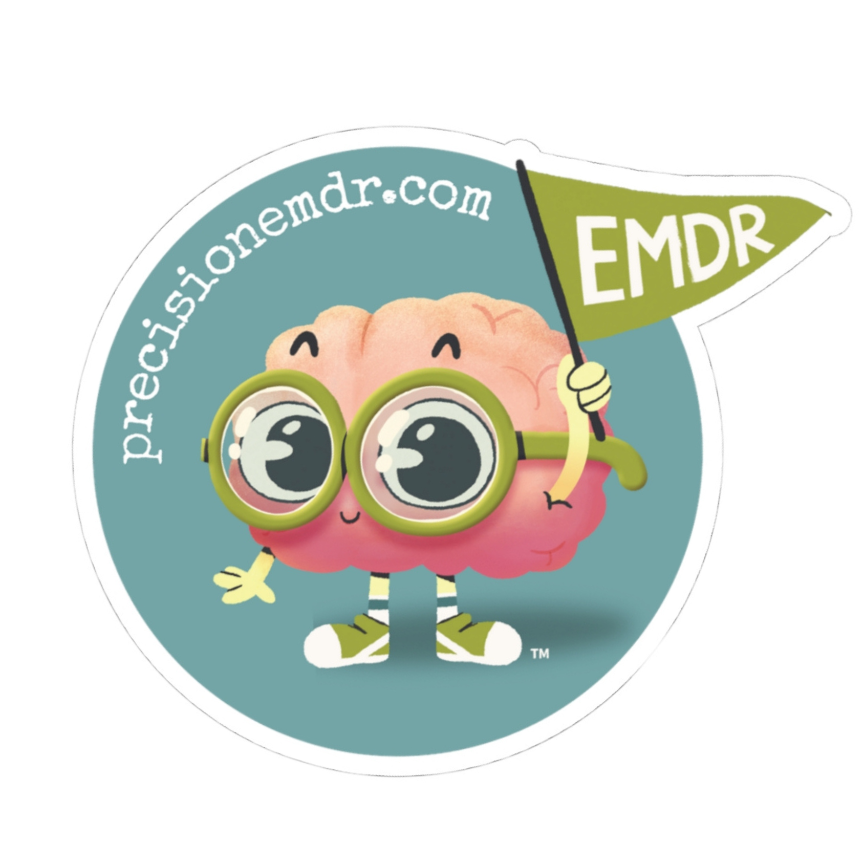 PEAbody Hooray for EMDR Flag Vinyl Sticker product thumbnail image PEAbody Hooray for EMDR Flag Vinyl Sticker product thumbnail image