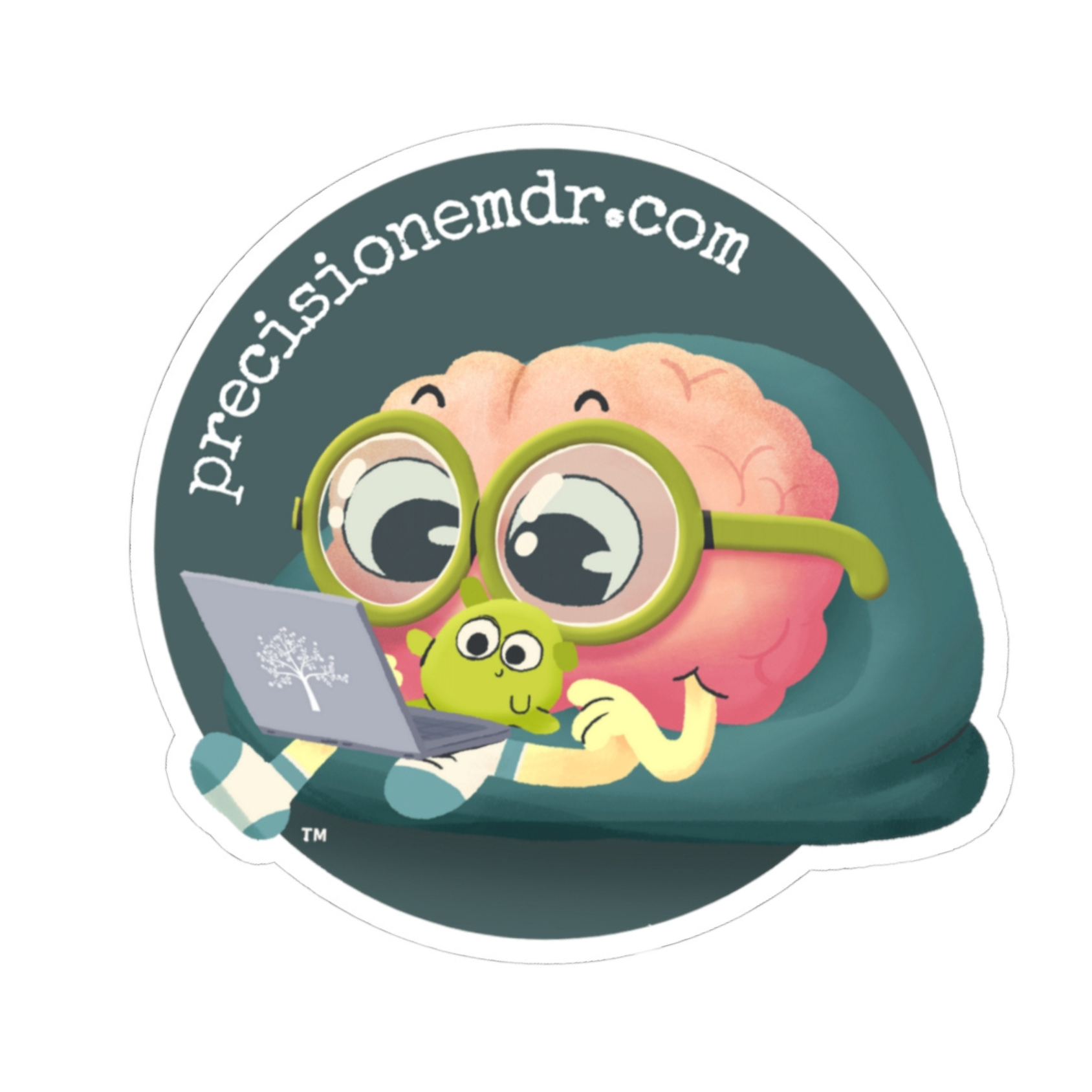 PEAbody & PEAtie Waving Vinyl Sticker product thumbnail image PEAbody & PEAtie Waving Vinyl Sticker product thumbnail image