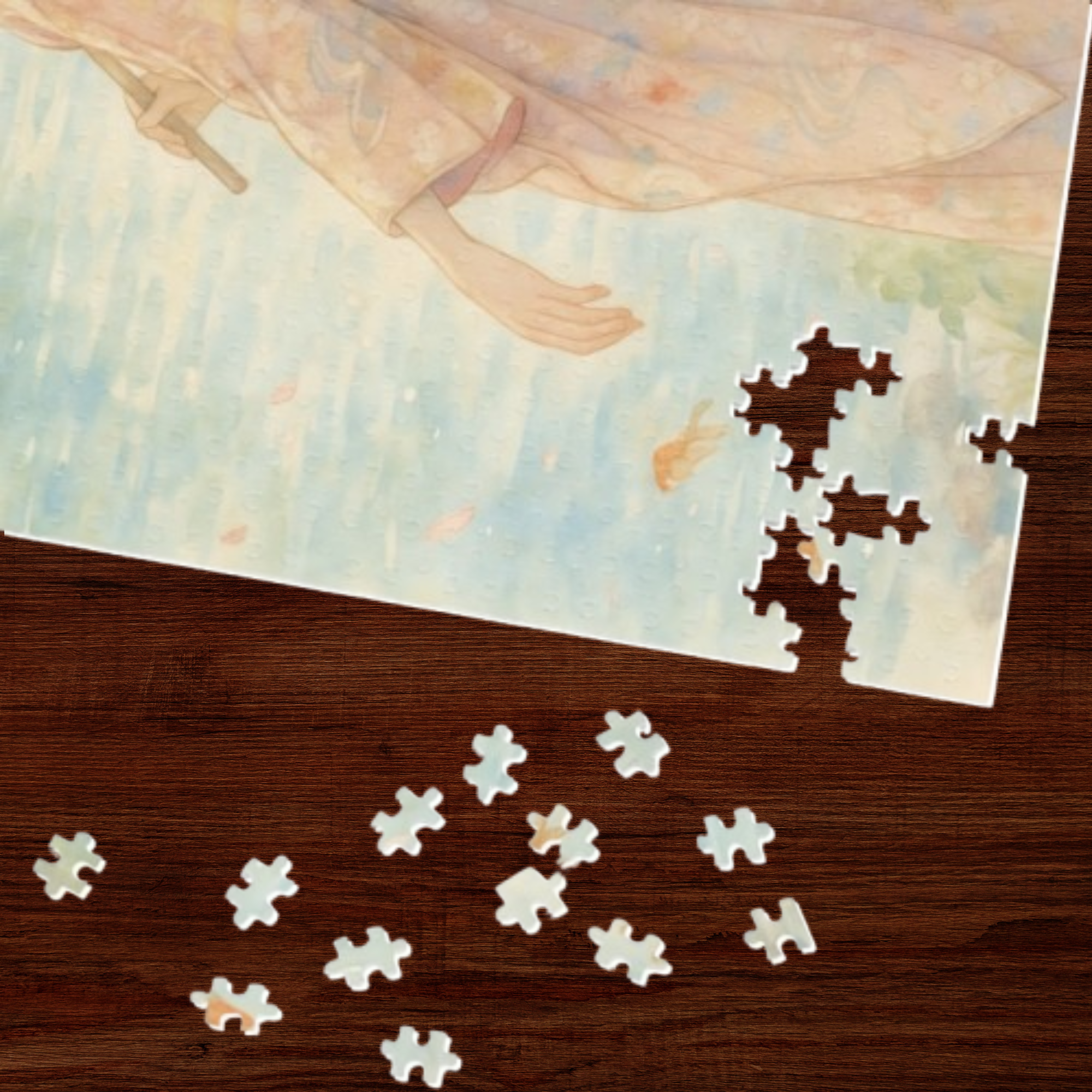Kimono Beauty Puzzle – Goldfish by the Summer Water (252 / 500 / 1000 Pieces) product thumbnail image