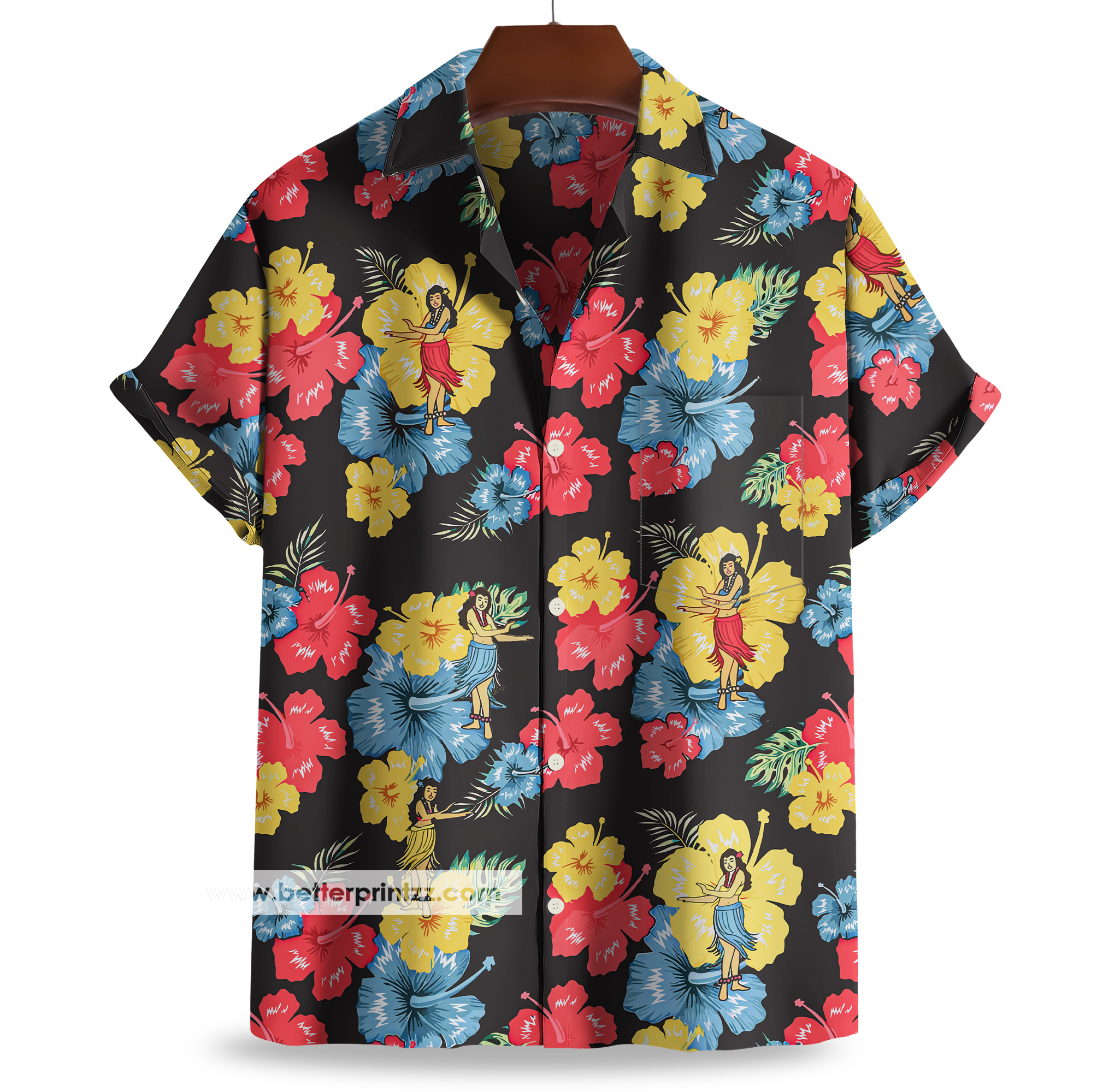 Ace Ventura Aloha Shirt, Ace Ventura Costume Shirt, Jim Carrey Cosplay, Halloween Costume Pet Detective Hawaiian Shirt product thumbnail image