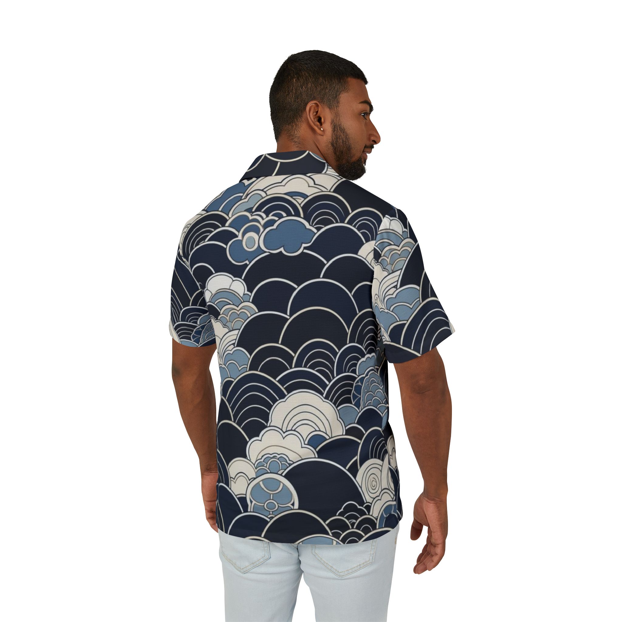 Personalized Men's Hawaiian Camp Shirt Pattern, Beach Shirt, Men's Summer Apparel, Vacation Outfit, Casual Pattern Shirt, Gift for Him product thumbnail image Personalized Men's Hawaiian Camp Shirt Pattern, Beach Shirt, Men's Summer Apparel, Vacation Outfit, Casual Pattern Shirt, Gift for Him product thumbnail image