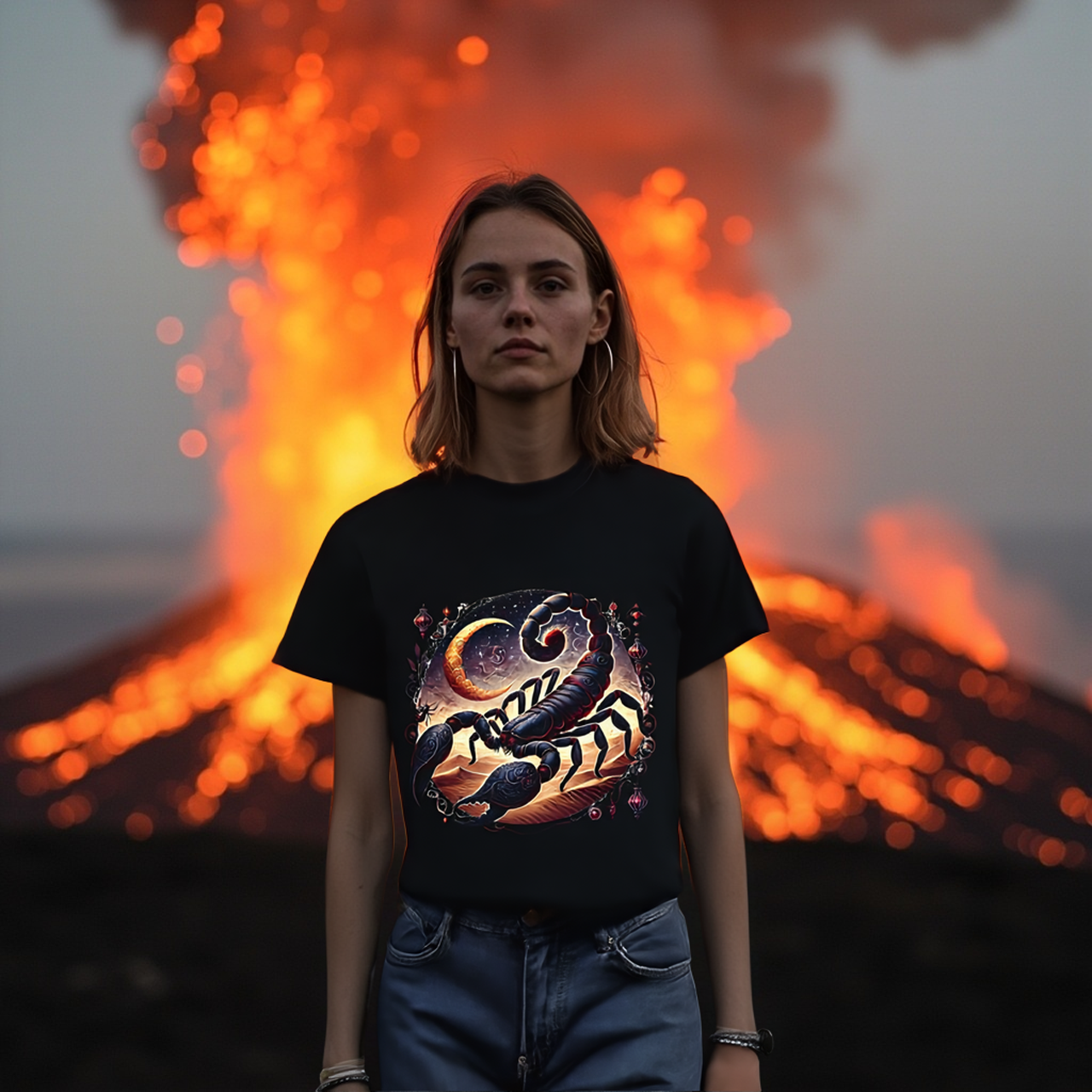 Scorpio Zodiac Tee - Unisex Tee product thumbnail image