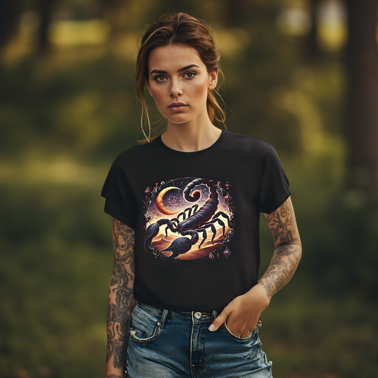 Scorpio Zodiac Tee - Unisex Tee product thumbnail image