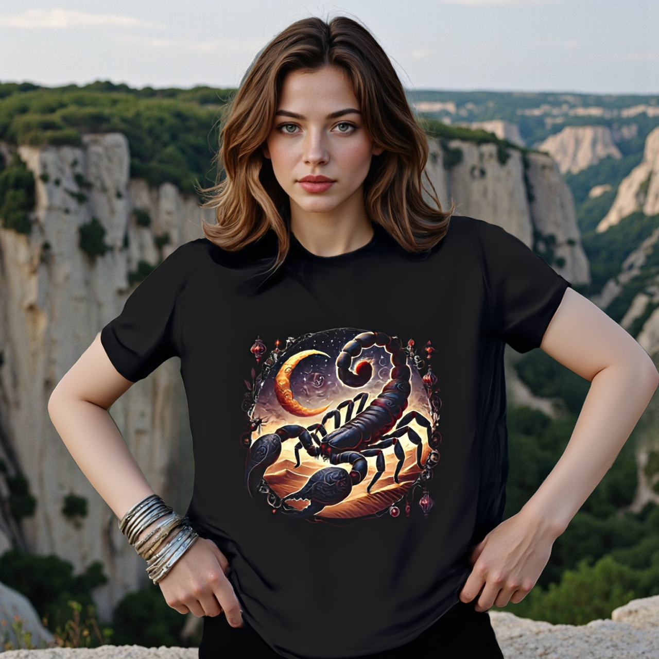 Scorpio Zodiac Tee - Unisex Tee product thumbnail image