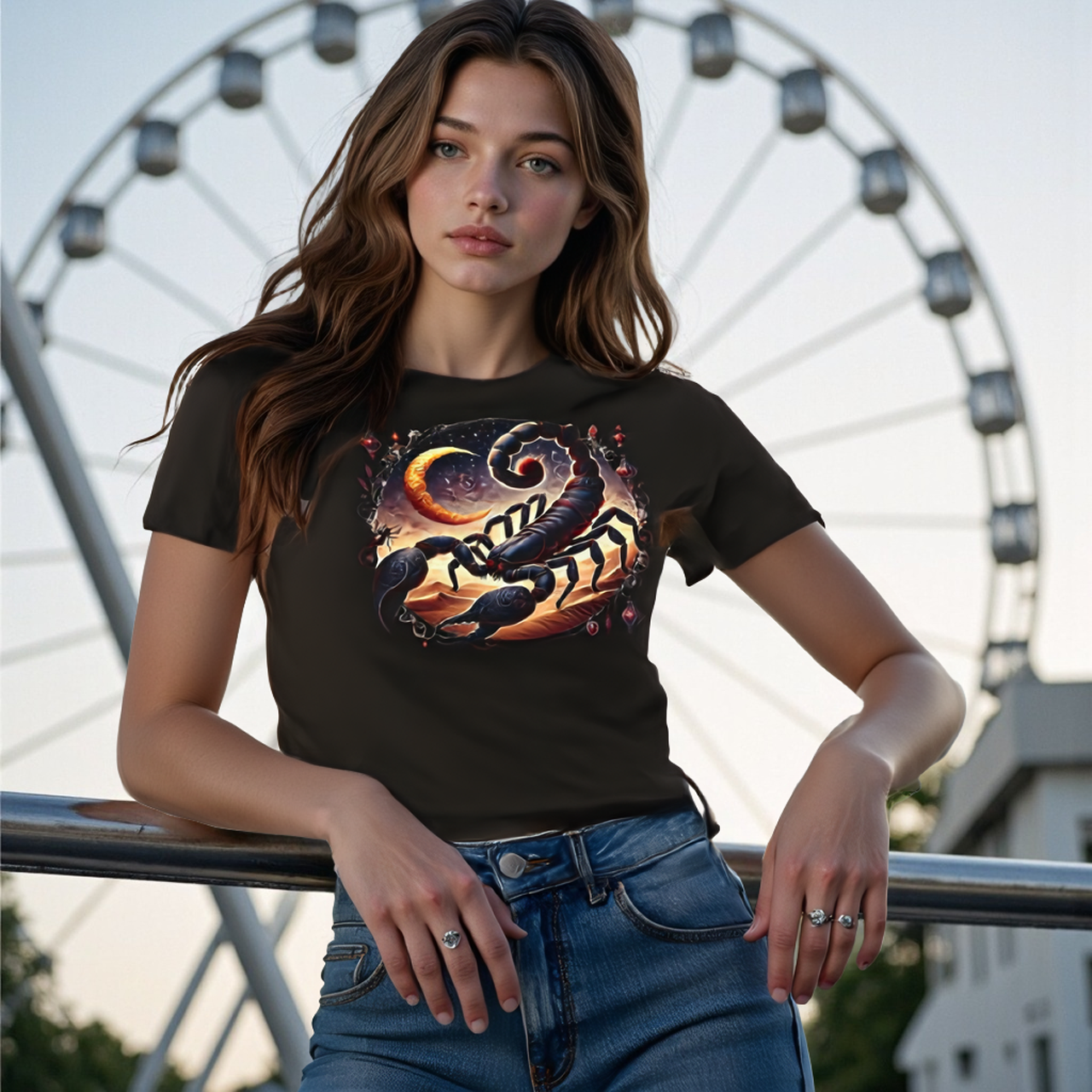 Scorpio Zodiac Tee - Unisex Tee product thumbnail image