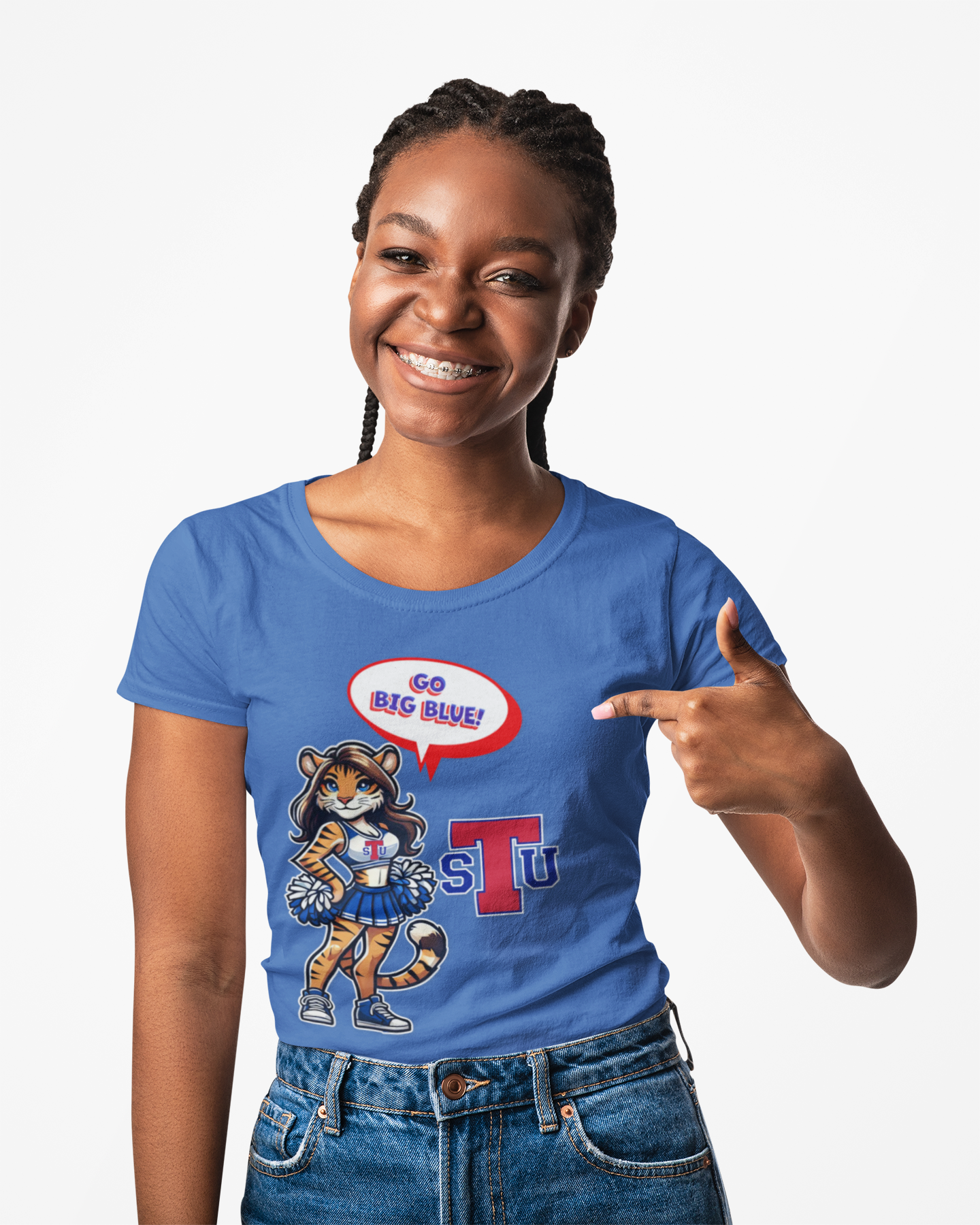 Cheerleader Triblend Tee, Fun Retro Shirt, Sports Fan Top, College Apparel, Cute Graphic Tee, Gift for Her product thumbnail image Cheerleader Triblend Tee, Fun Retro Shirt, Sports Fan Top, College Apparel, Cute Graphic Tee, Gift for Her product thumbnail image